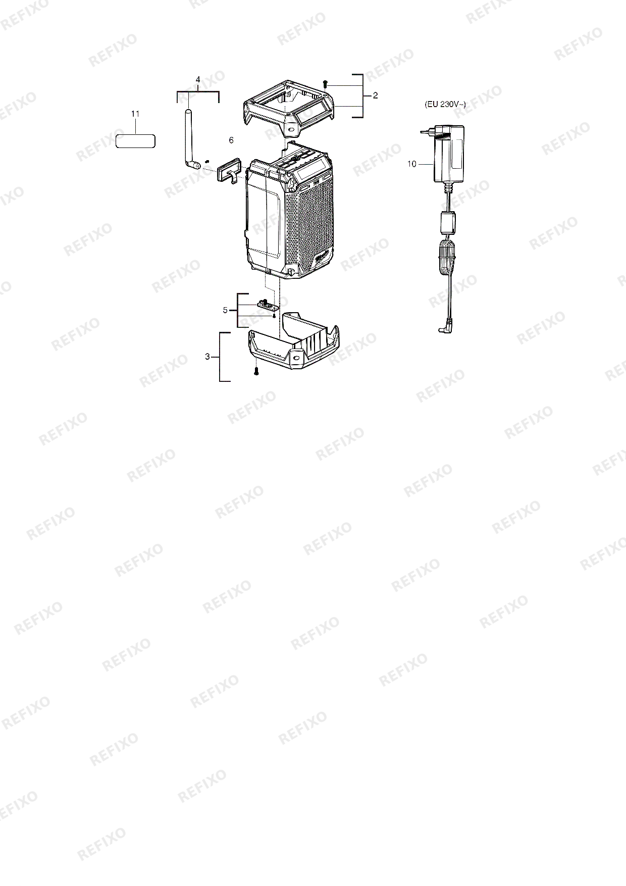 Деталировка MILWAUKEE M12RCDAB+0 4933472114 4000474894 — схема запчастей в разборе