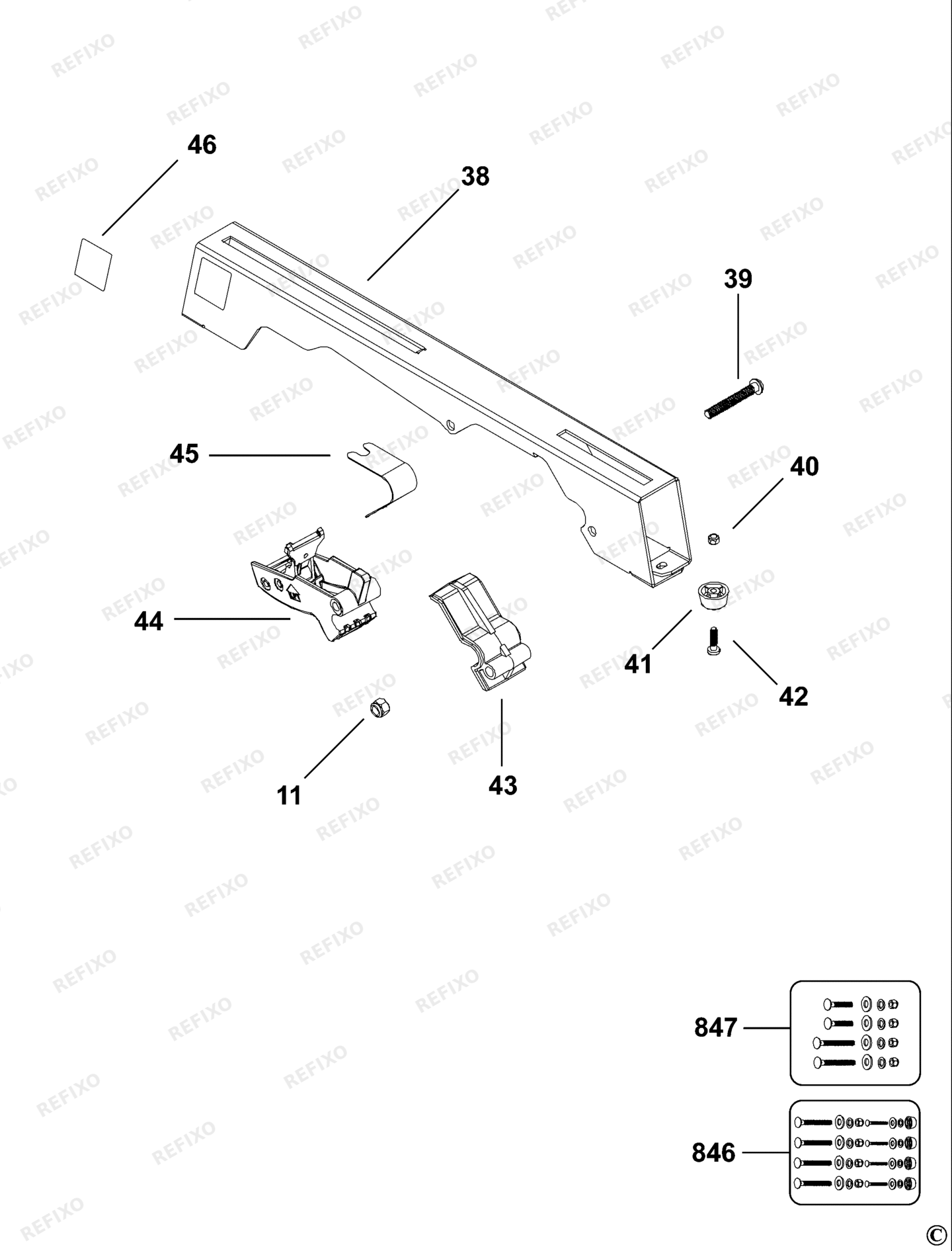Деталировка DeWalt DW7231-XJ TYPE 2 HALTERUNG DW7231-XJ DW7231 — схема запчастей в разборе
