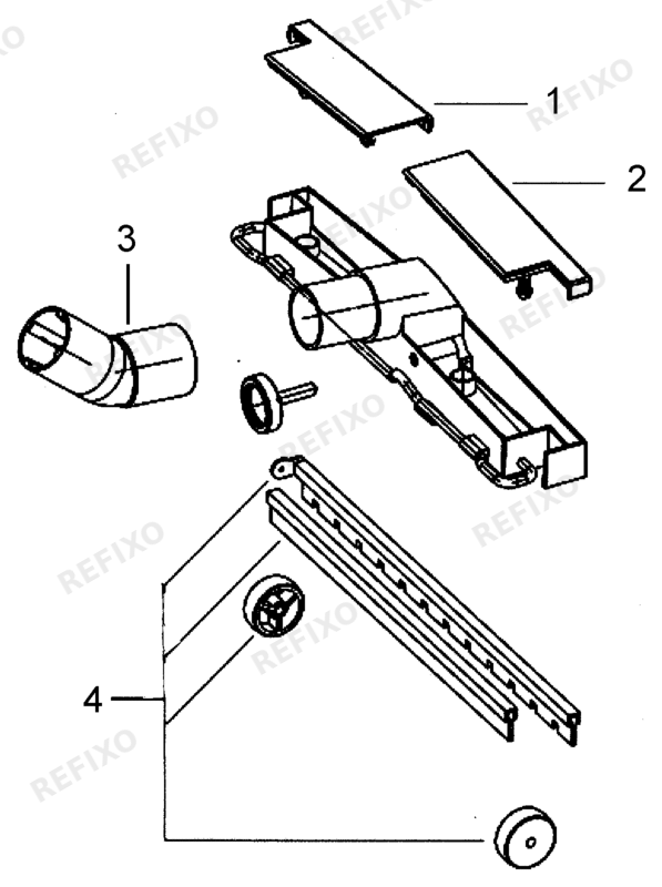 Деталировка Festool Bodendüse D 36 BD 370 452908 — схема запчастей в разборе
