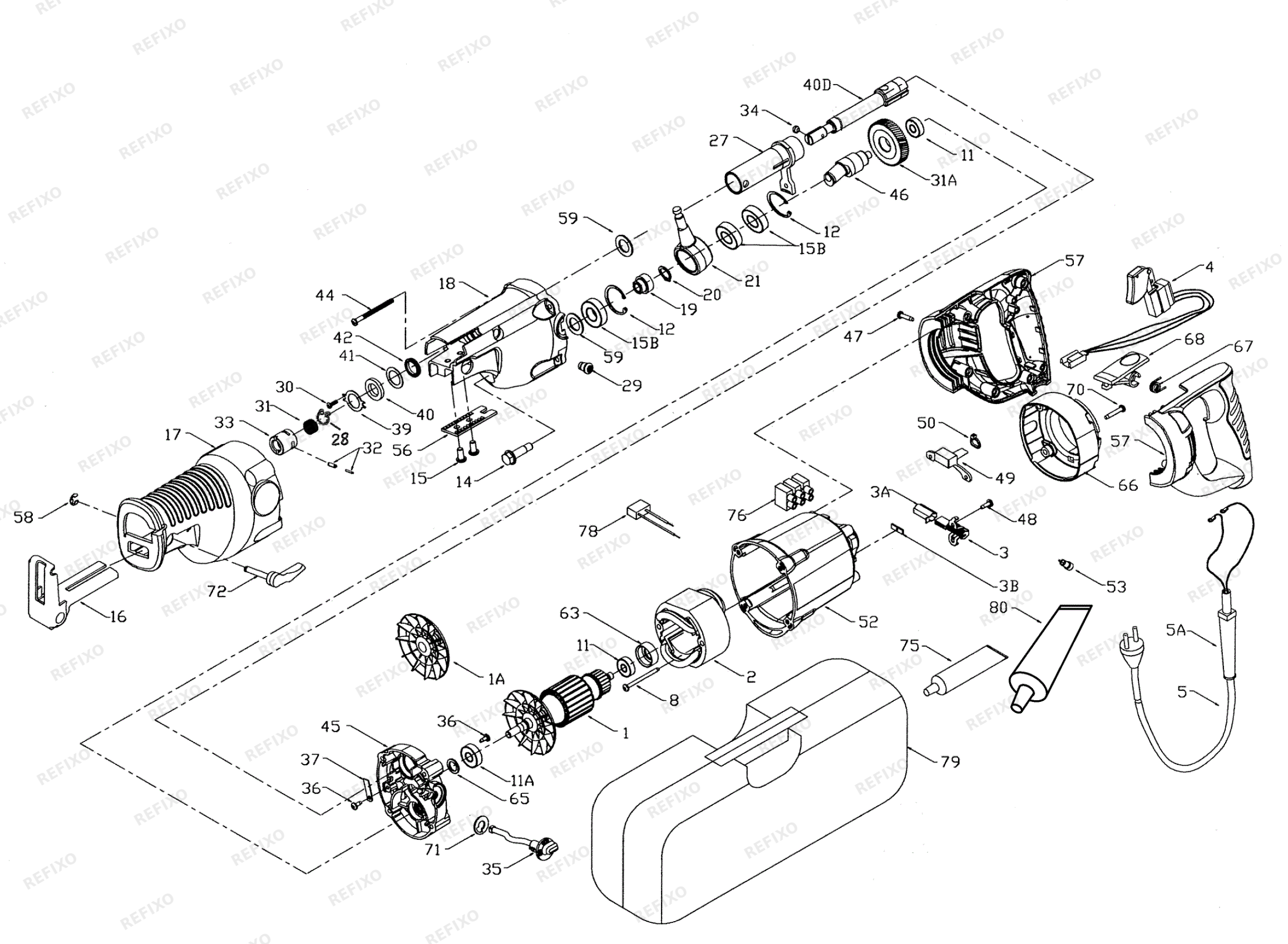 Деталировка Flex SKD 2902 VV 230CEE-PC ab 02.14 SKD2902VV — схема запчастей в разборе