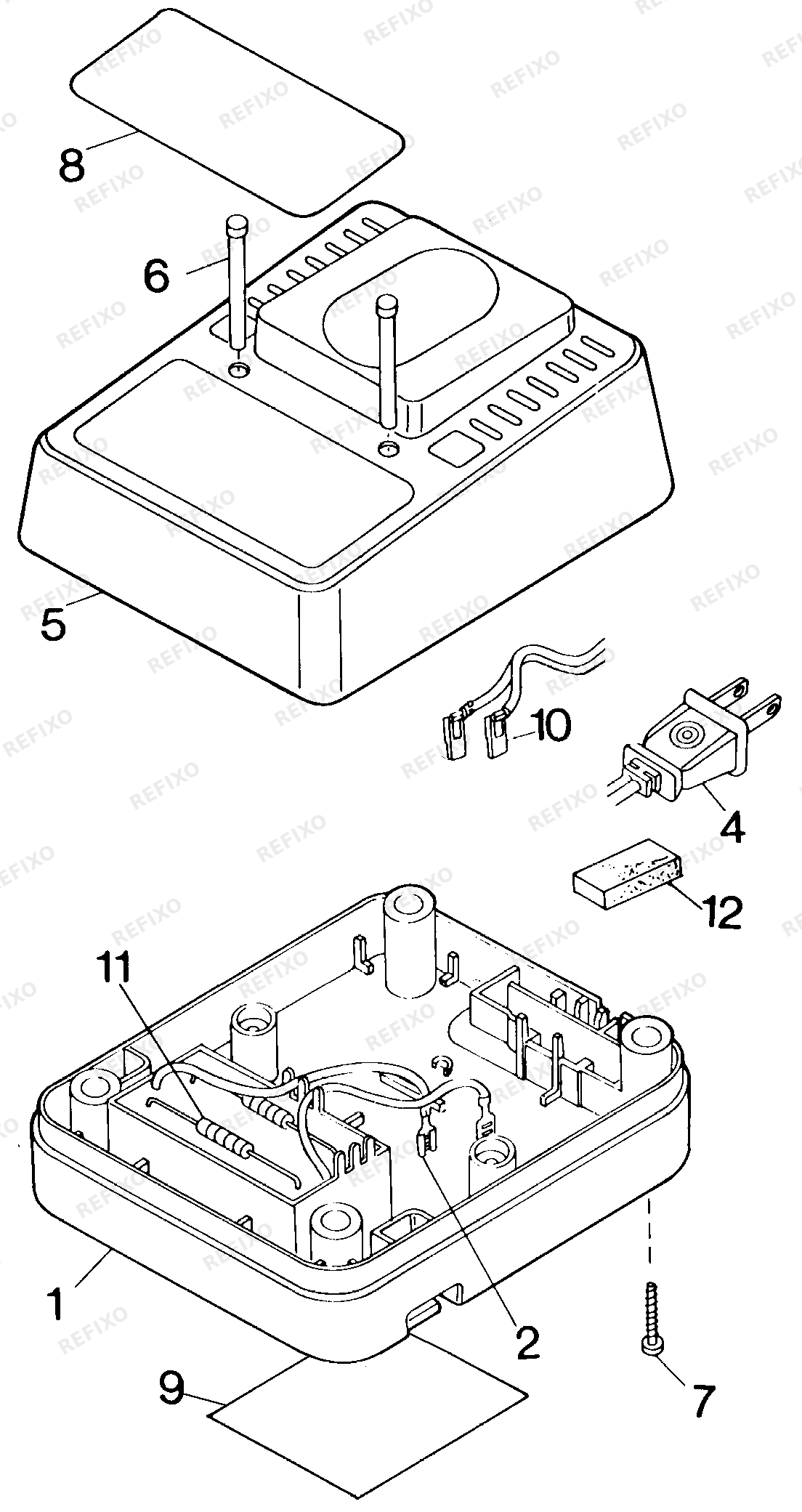 Black&Decker ET900C30 CHARGER 69-790-30 — схема запчастей