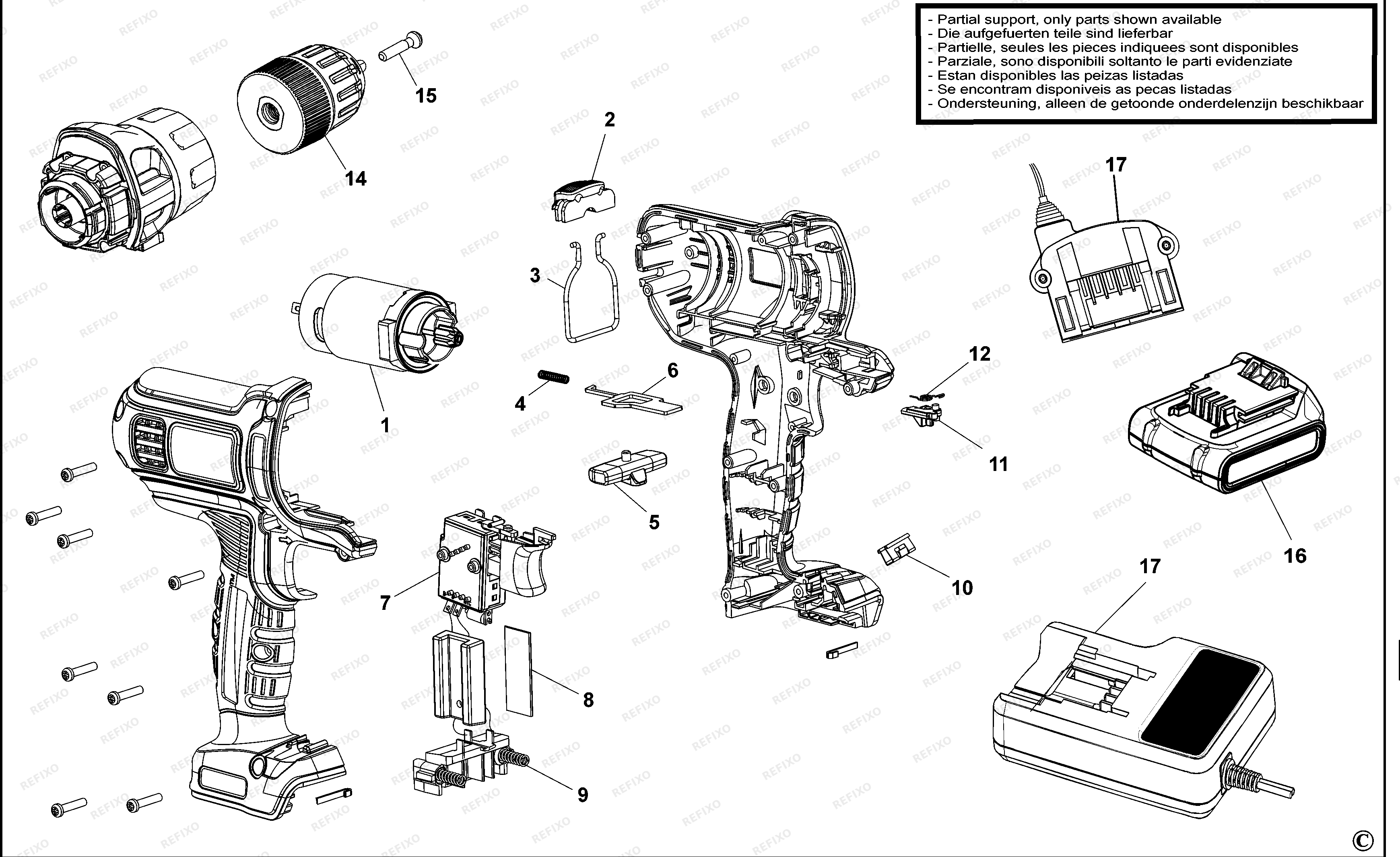 Black&Decker ÐÐ ÐÐÐ¬ / ÐÐÐÐ¢ÐÐÐÐ Ð¢ MTDD6 — схема запчастей
