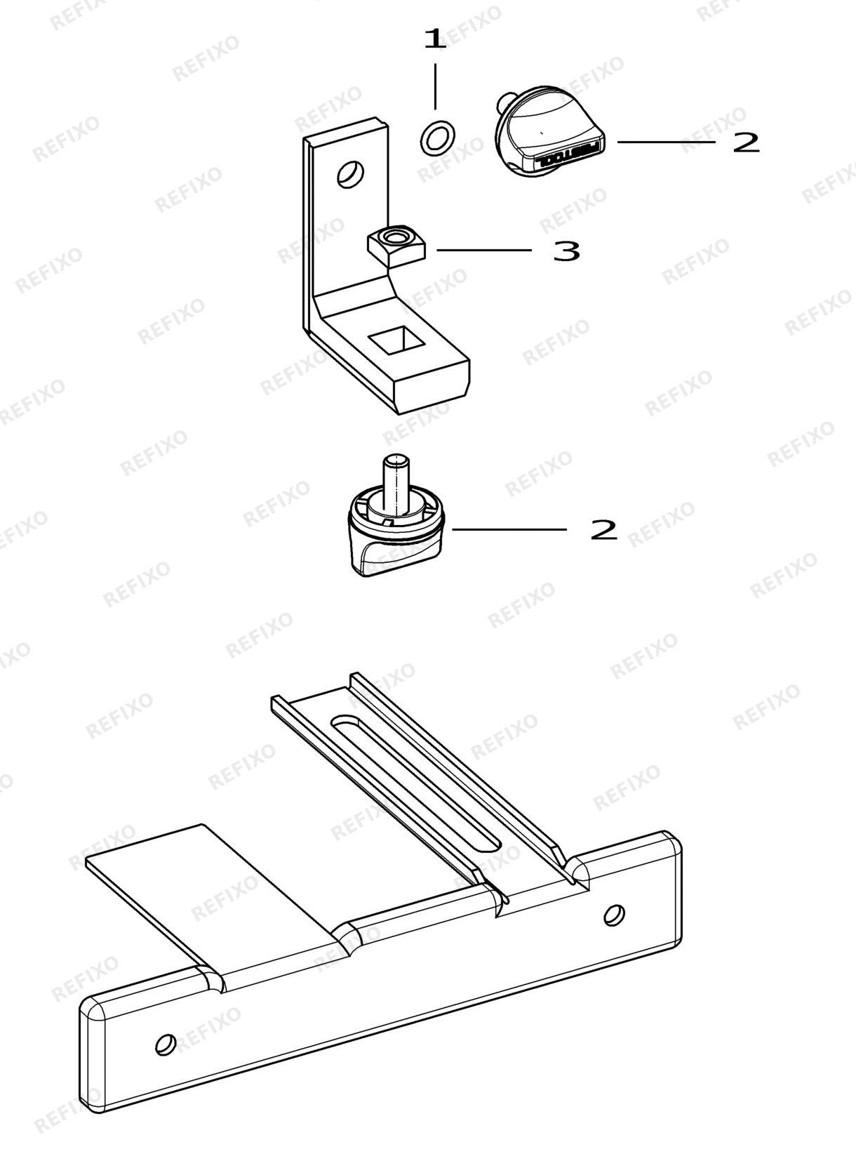 Деталировка Festool PARALLELANSCHL. PA-EHL 488544 — схема запчастей в разборе