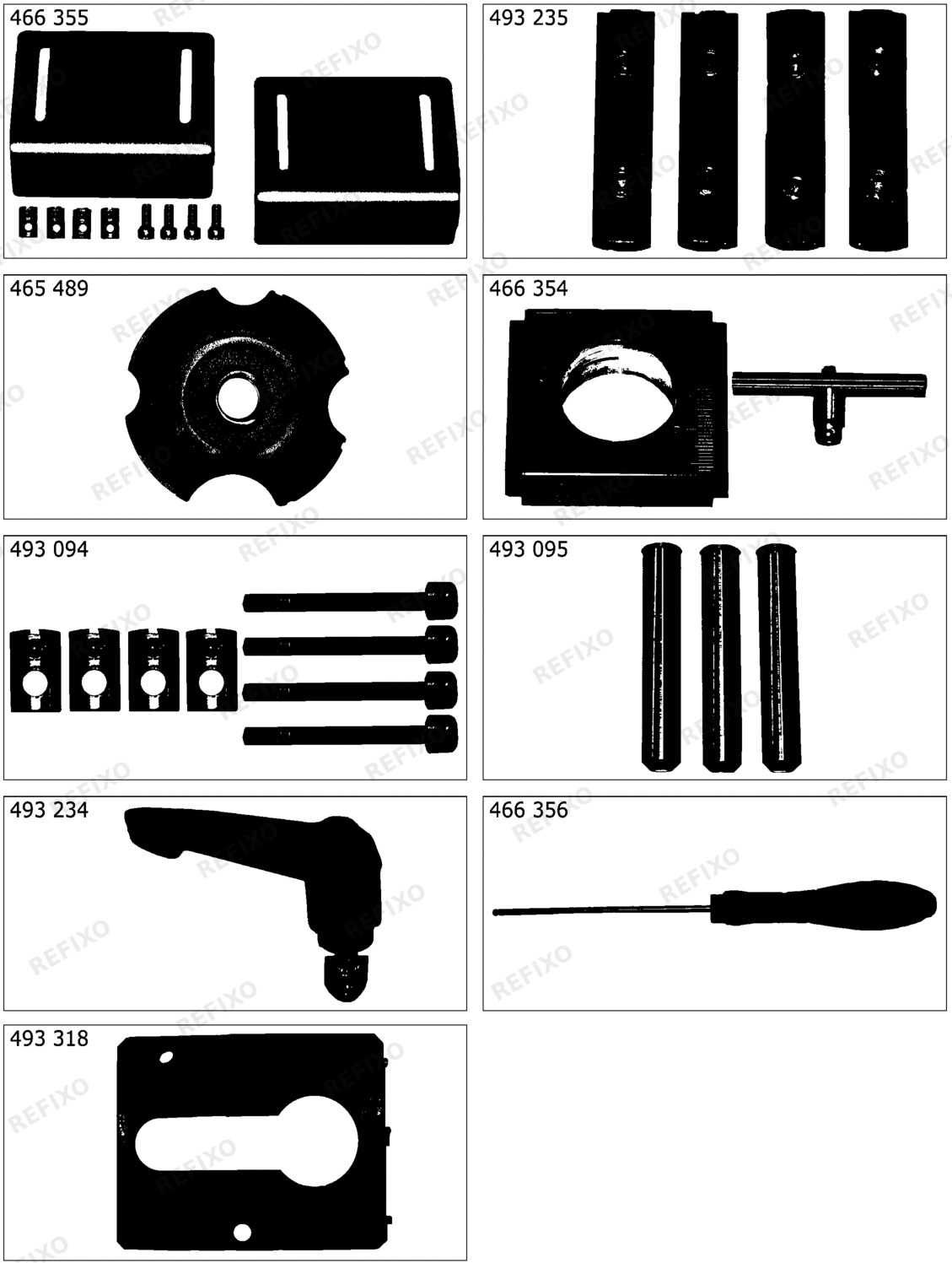 Деталировка Festool MFS 400 - Frässchablone 492610 — схема запчастей в разборе