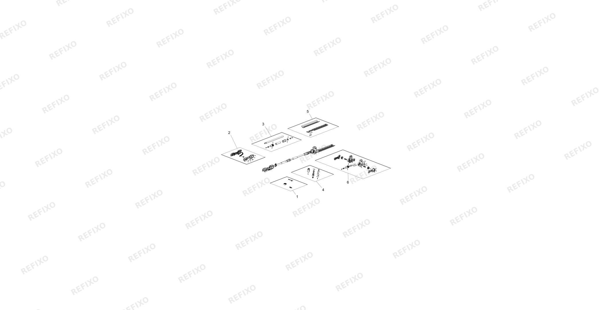 Деталировка Greenworks 2301907 exploded view — схема запчастей в разборе