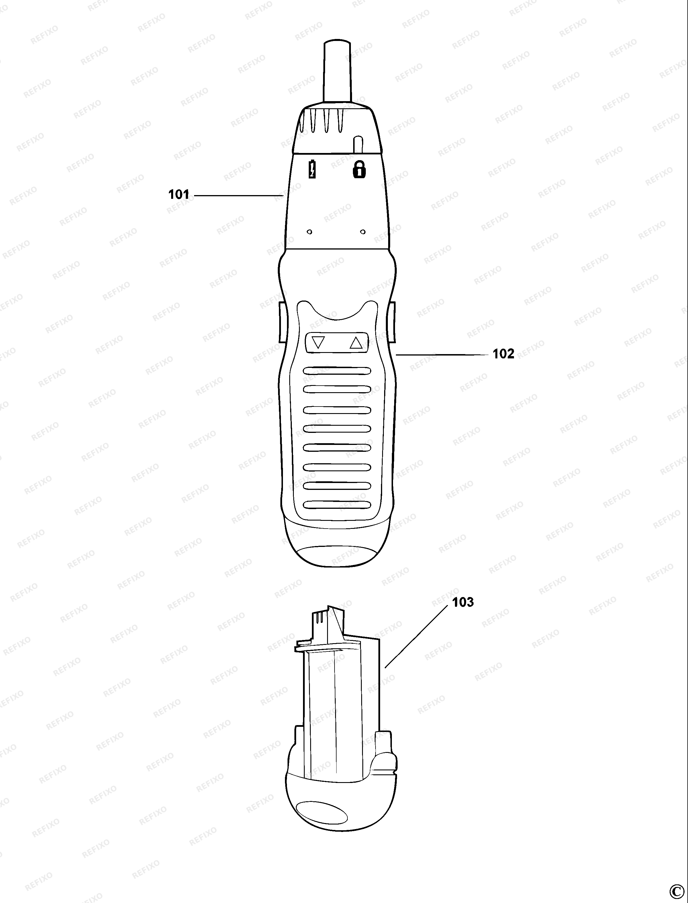 Black&Decker ОТВЁРТКА AS6CLRS — схема запчастей