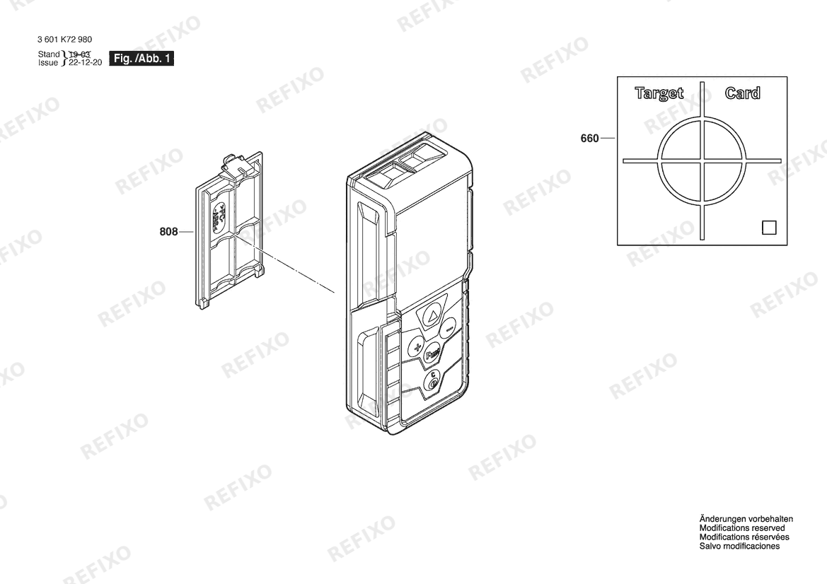 Деталировка Bosch Entfernungsmesser GLM 40-12 | 026 - AS (3 601 K72 9K1) — схема запчастей в разборе