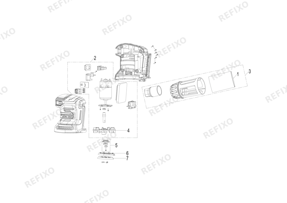 Деталировка Greenworks 3100907RU-Exploded view — схема запчастей в разборе