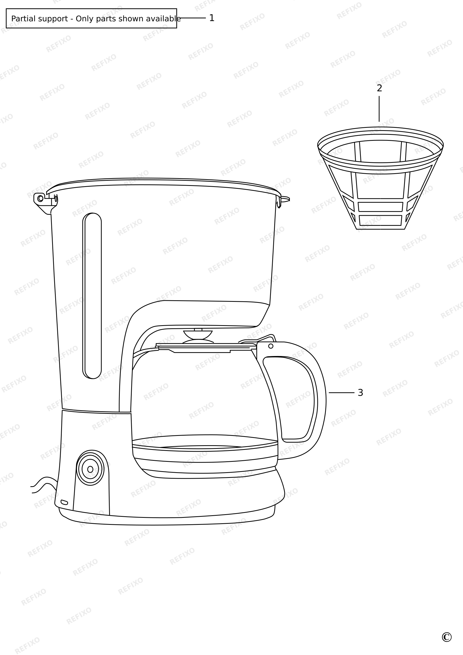 Black&Decker КОФЕВАРКА BXCO750E — схема запчастей