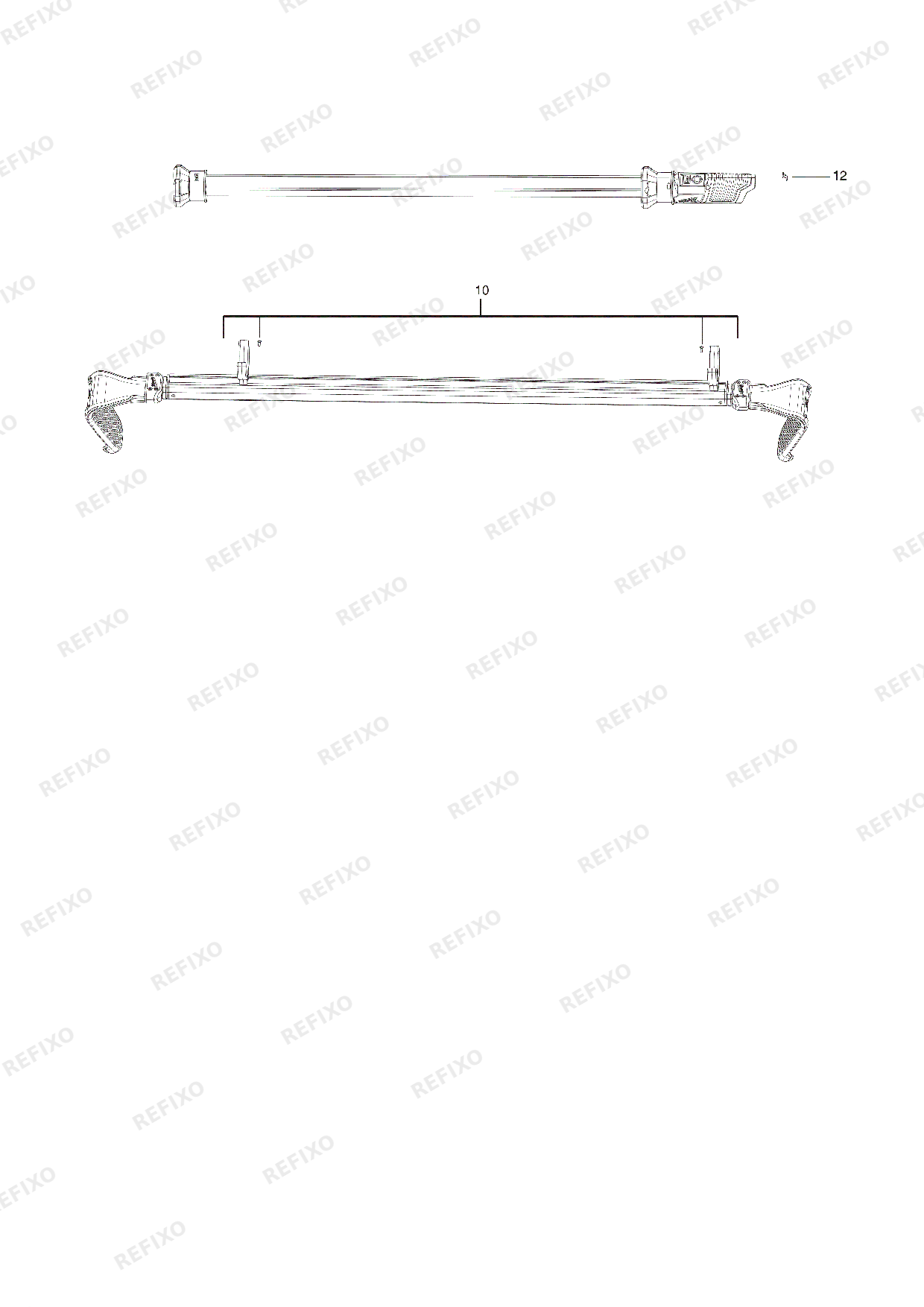 Деталировка MILWAUKEE M12UHL 0 4933459432 4000458882 — схема запчастей в разборе