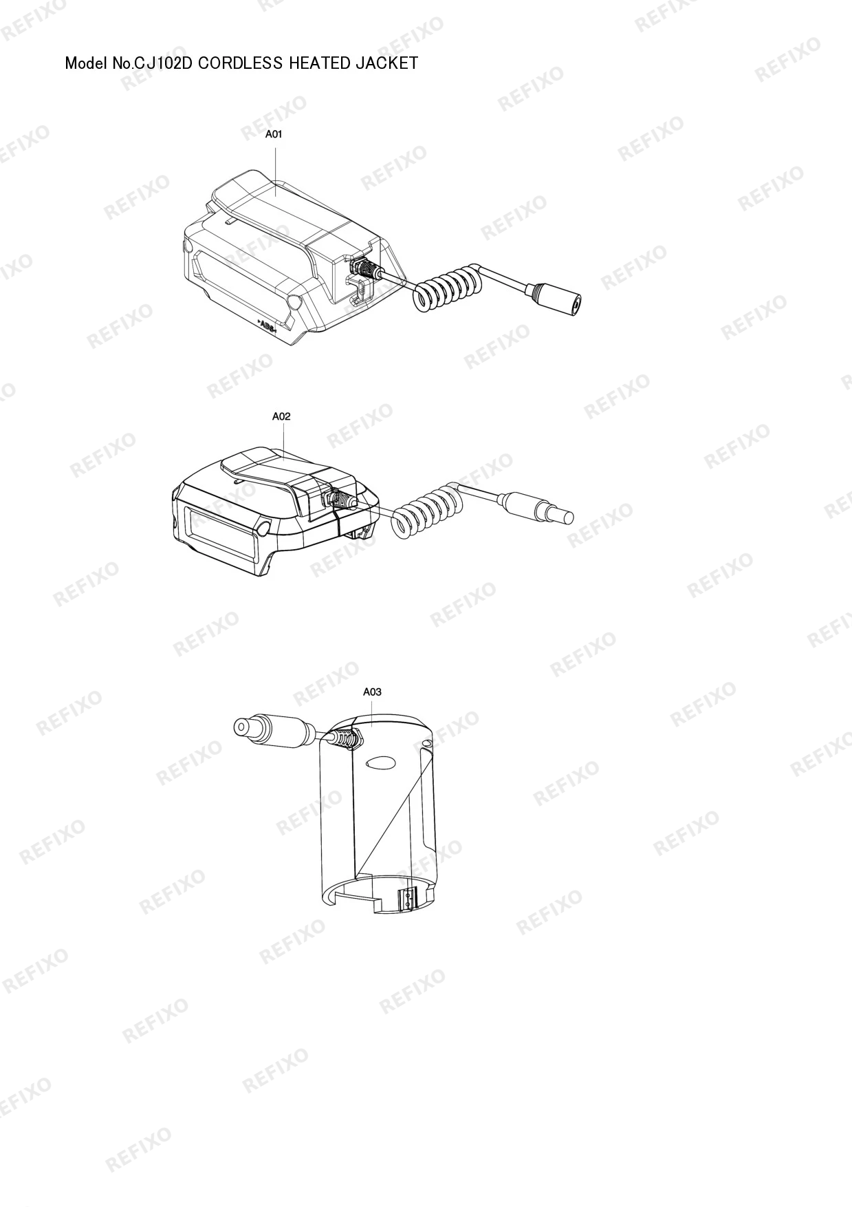 Деталировка MAKITA CJ102D — схема запчастей в разборе