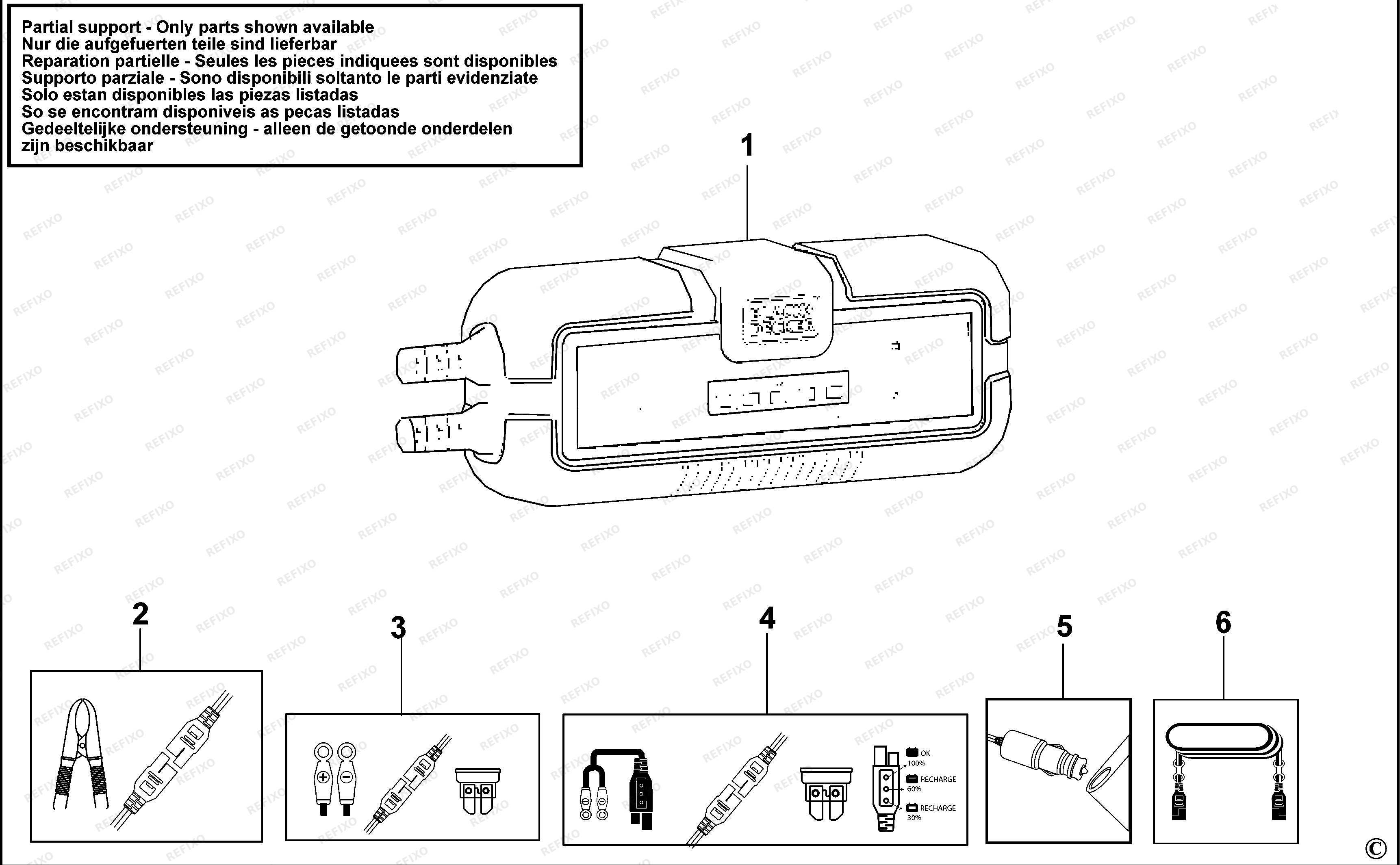 Black&Decker ЗАРЯДНОЕ УСТРОЙСТВО BXAE00022 — схема запчастей