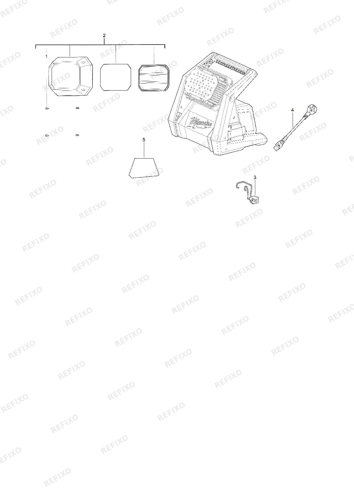 Деталировка MILWAUKEE M18HOAL 0 IN2 4933478118 4000481041 — схема запчастей в разборе