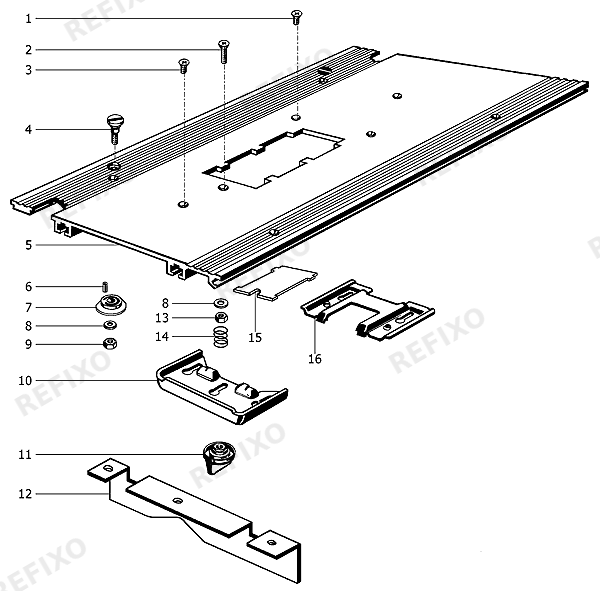 Деталировка Festool CMS-PS 200PS 300 - Modulträger 561262 — схема запчастей в разборе