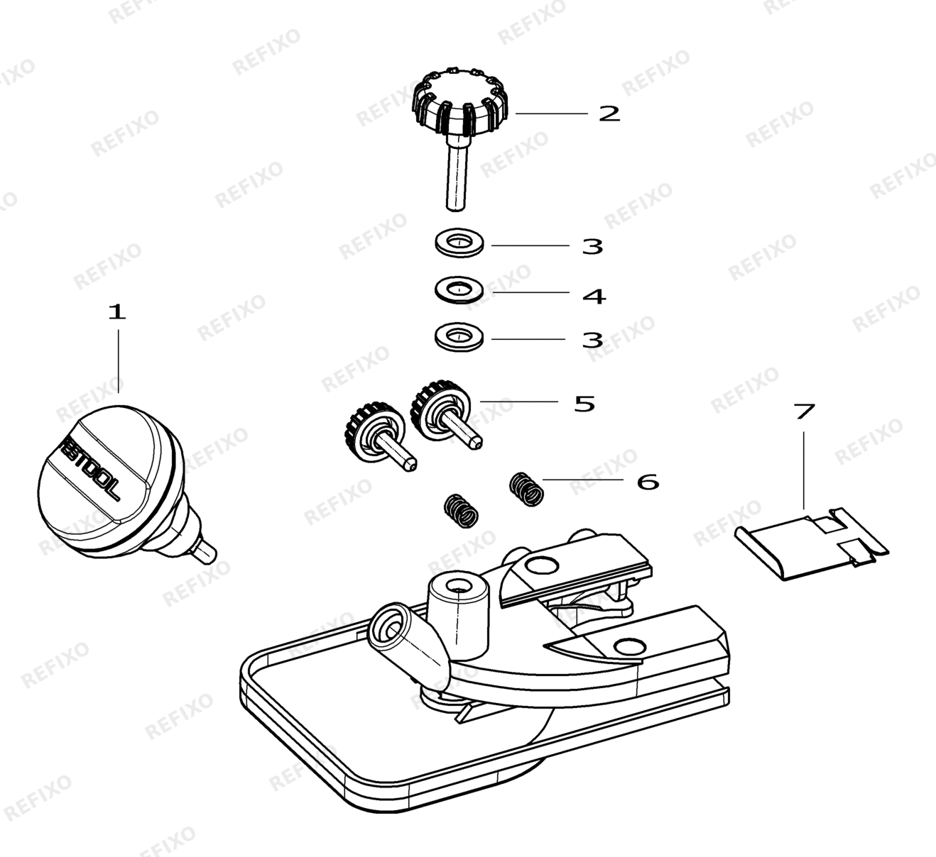 Деталировка Festool TISCH FT-OFKMFK0 491427 — схема запчастей в разборе