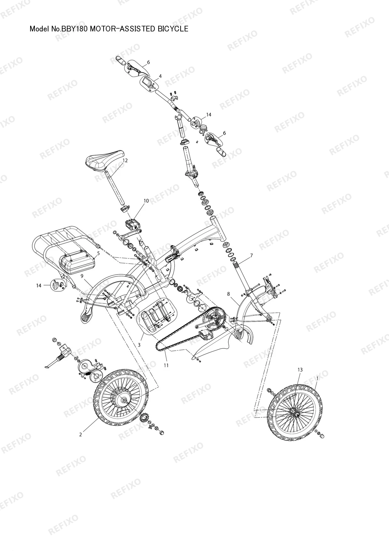 Деталировка MAKITA BBY180 — схема запчастей в разборе