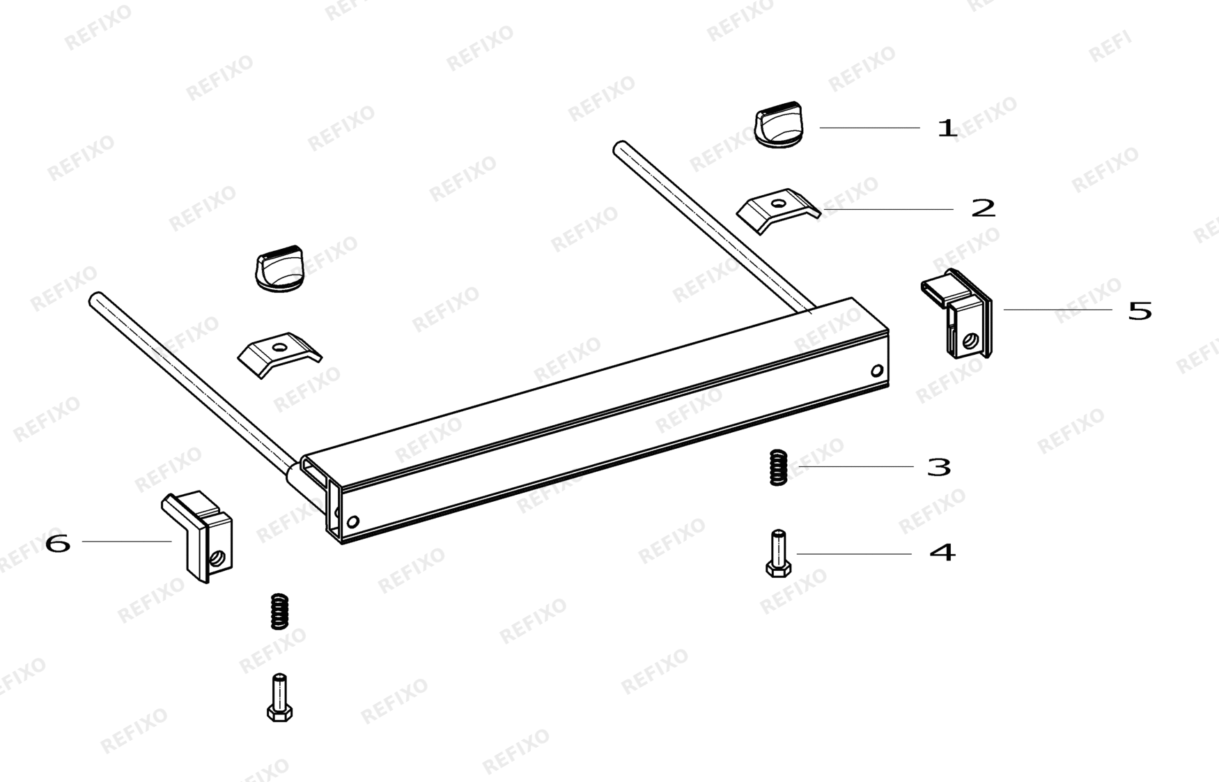 Деталировка Festool PARALLELANSCHL. PA-TS 55 491469 — схема запчастей в разборе