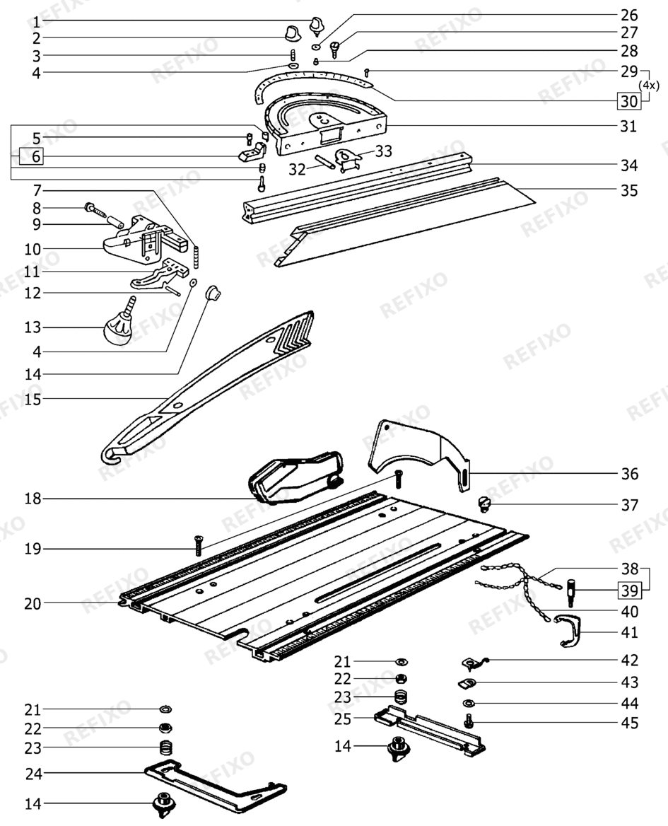 Деталировка Festool CMS-APAT - Modulträger 493956 — схема запчастей в разборе