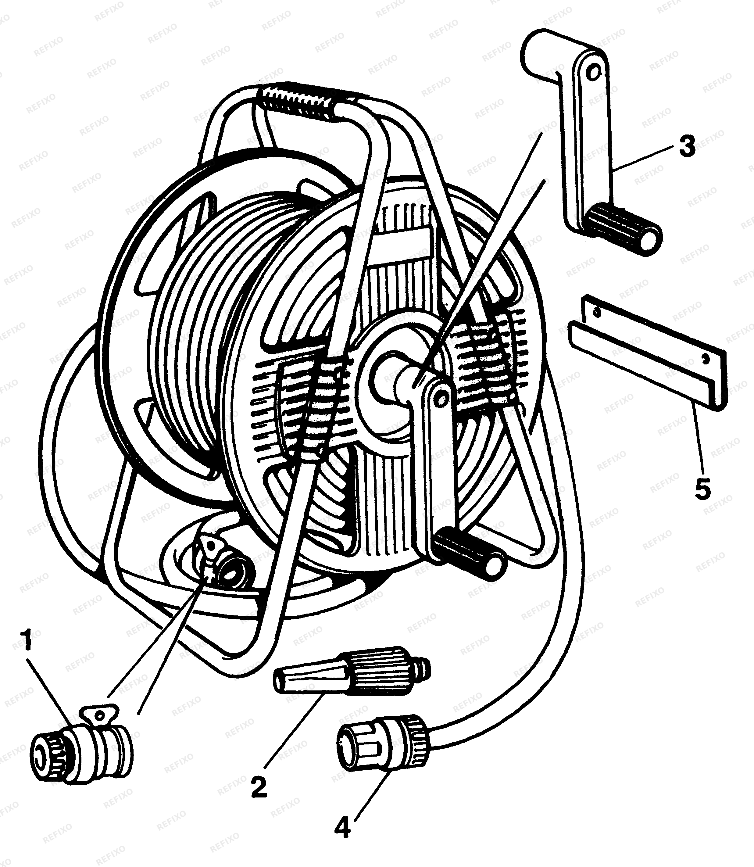 Black&Decker ШЛАНГ A6142 — схема запчастей