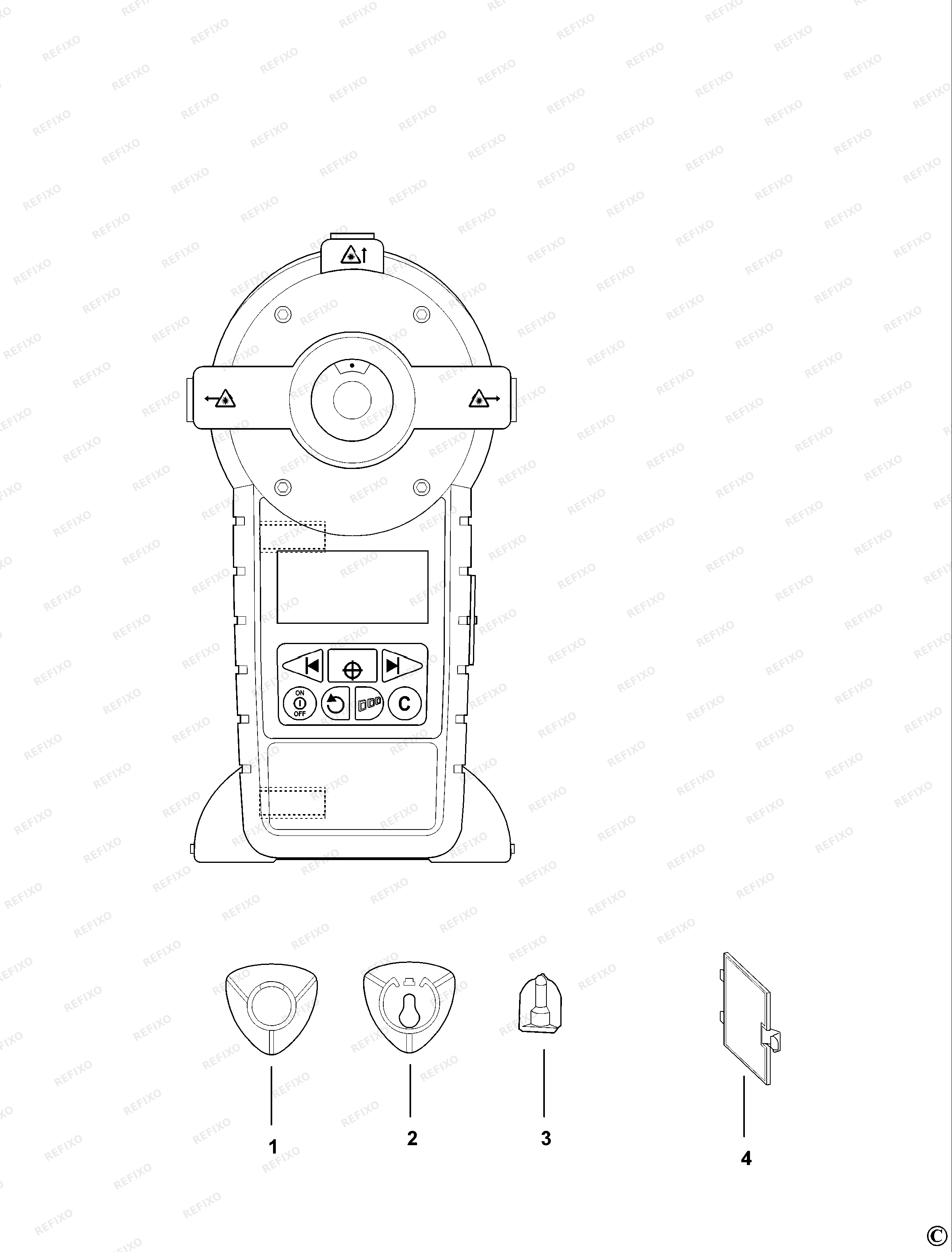 Black&Decker ЛАЗЕР BDL500S — схема запчастей