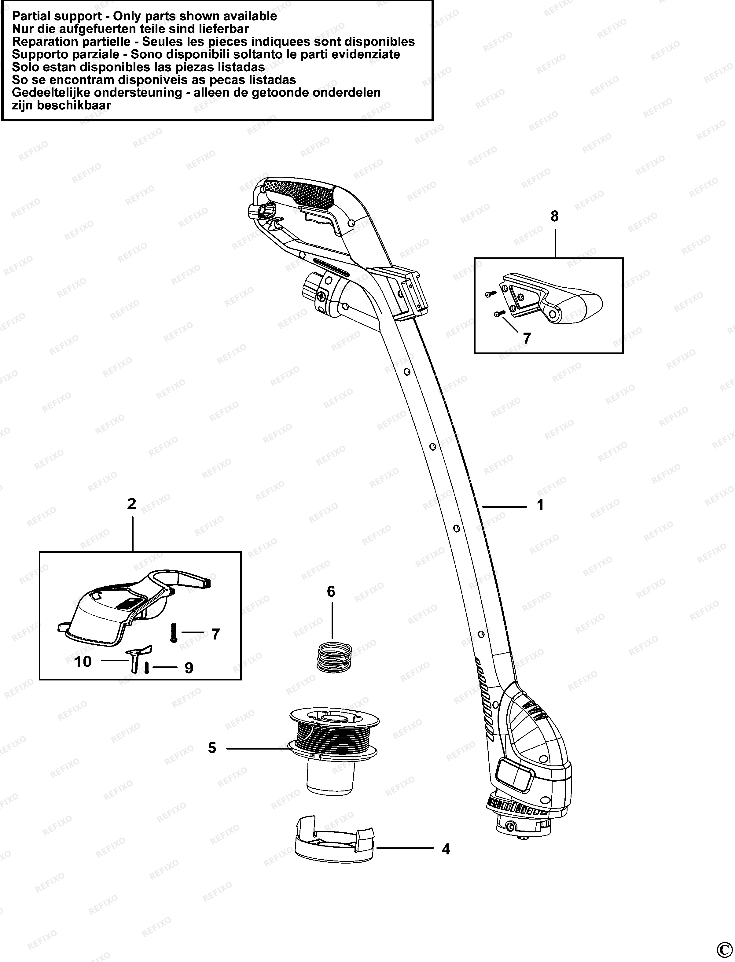 Black&Decker Ð¢Ð ÐÐÐÐÐ BDST36 — схема запчастей