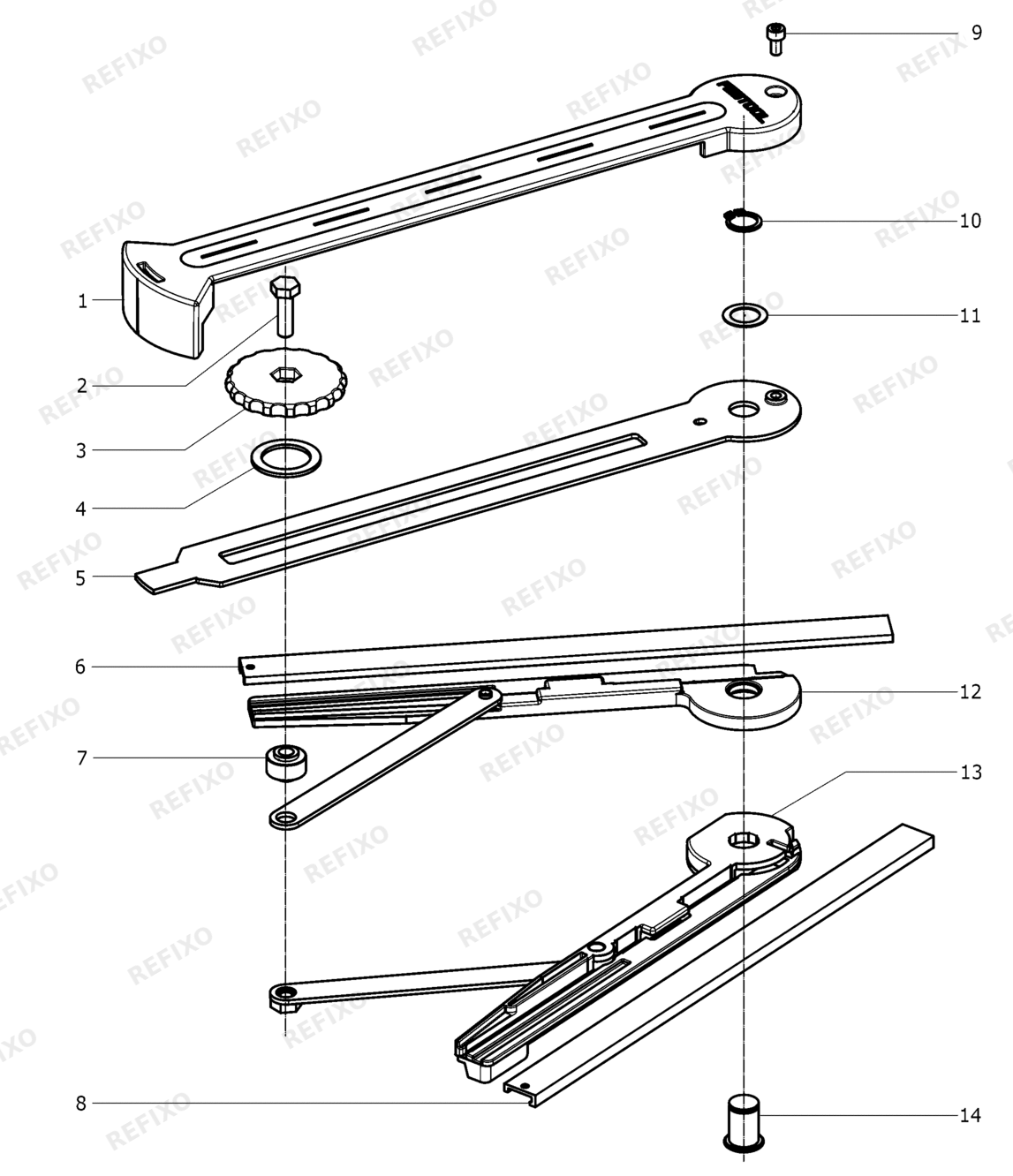 Деталировка Festool SM-KS 120 - Absauggerät 494157 — схема запчастей в разборе