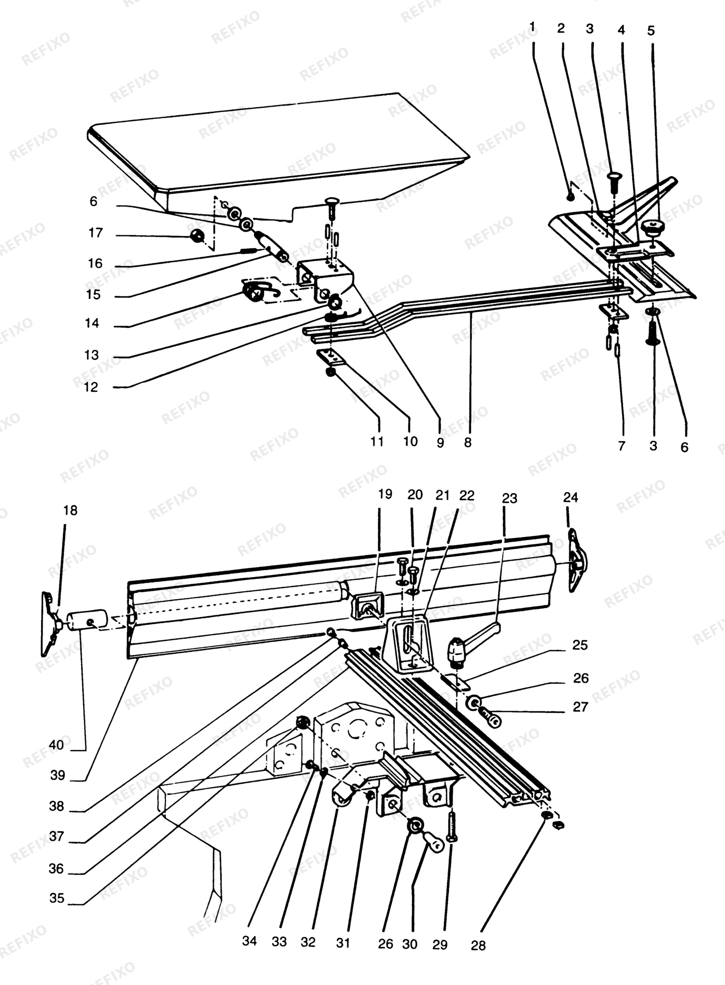 Деталировка DeWalt DW1153----E-XJ TYPE 1 рубанок -SPANNTIEFEN DW1153----E-XJ DW1153----E — схема запчастей в разборе