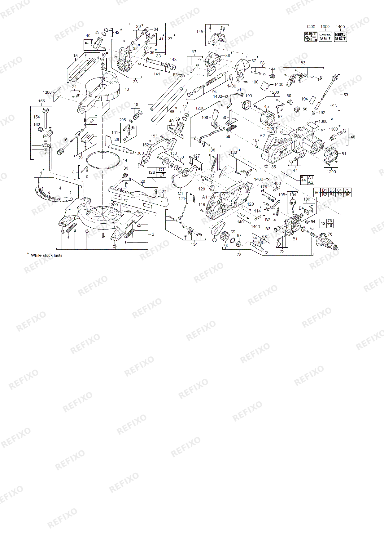 Деталировка MILWAUKEE MS216SB 4933419300 4000419301 — схема запчастей в разборе