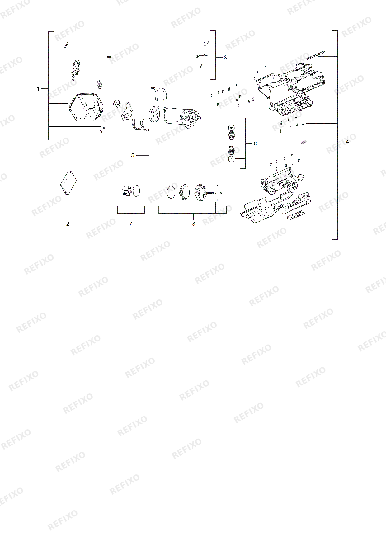 Деталировка MILWAUKEE M18BTP 0 4933471494 4000474230 — схема запчастей в разборе