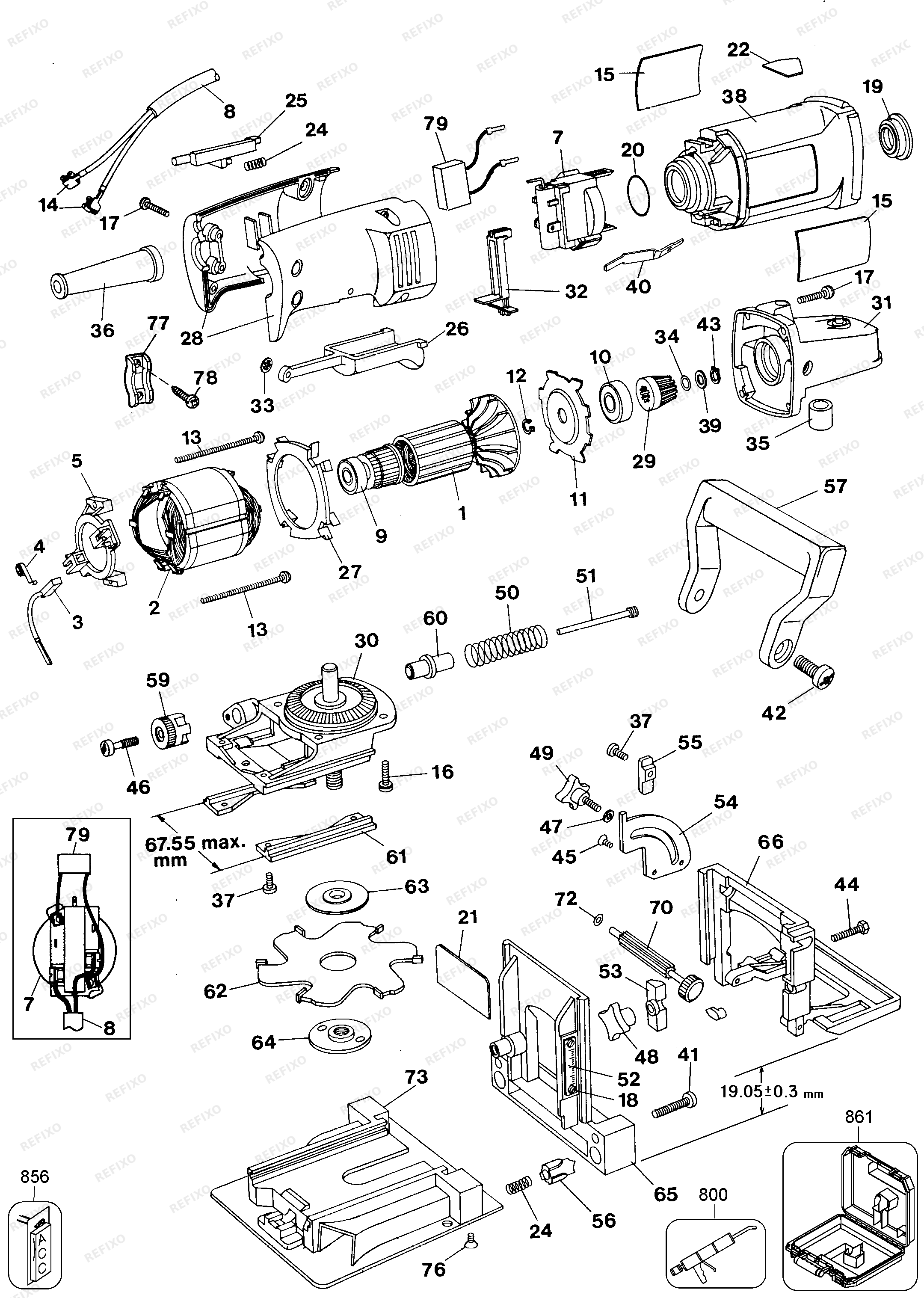 Black&Decker ÐÐÐÐÐÐ¬ÐÐ«Ð Ð¤Ð ÐÐÐÐ MBR100-17 — схема запчастей