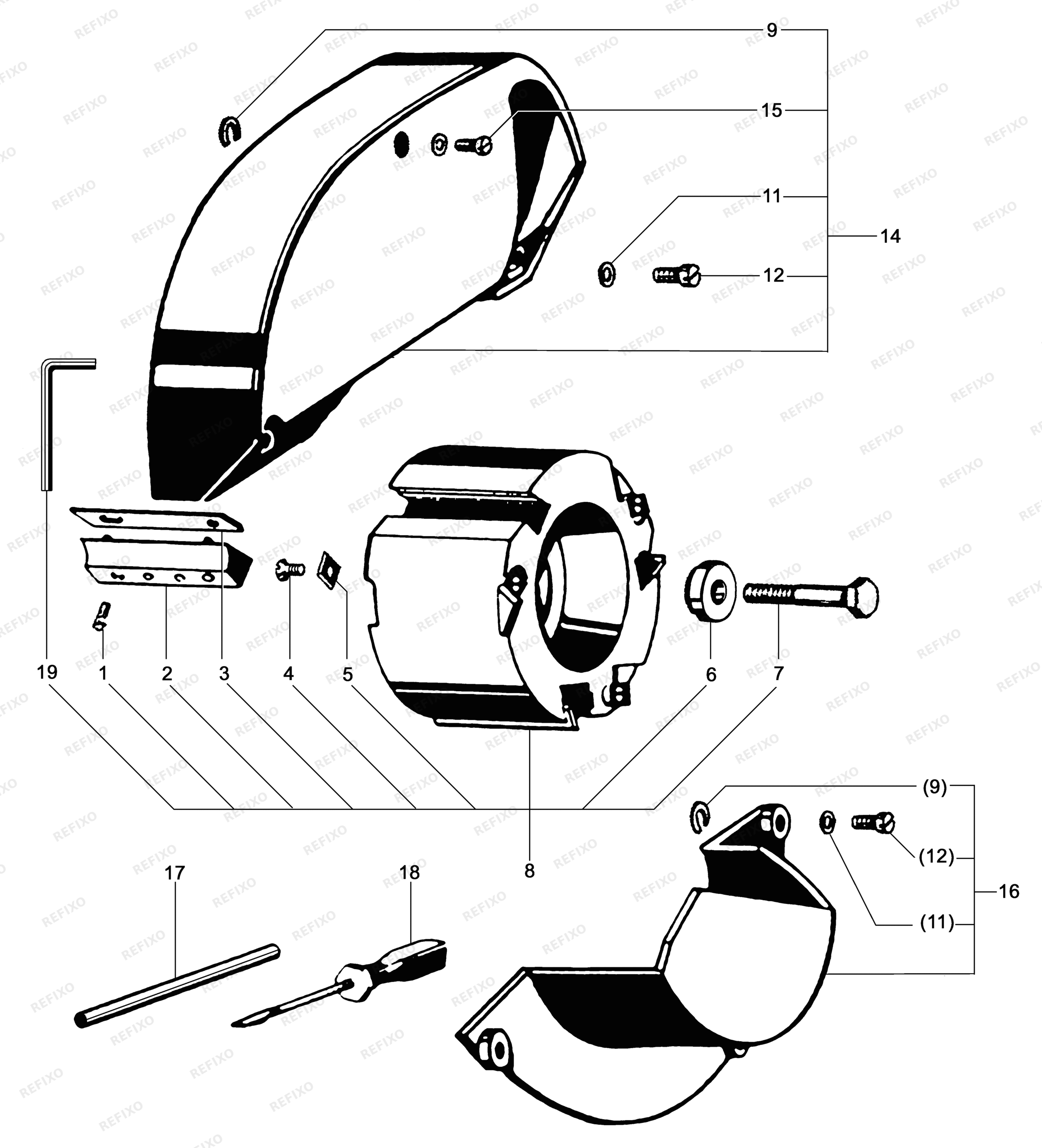 Деталировка Festool RS-HK 160x80 - Kerveneinrichtung 769540 — схема запчастей в разборе