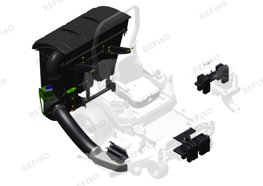 Деталировка Greenworks 7500507RU Exploded view — схема запчастей в разборе