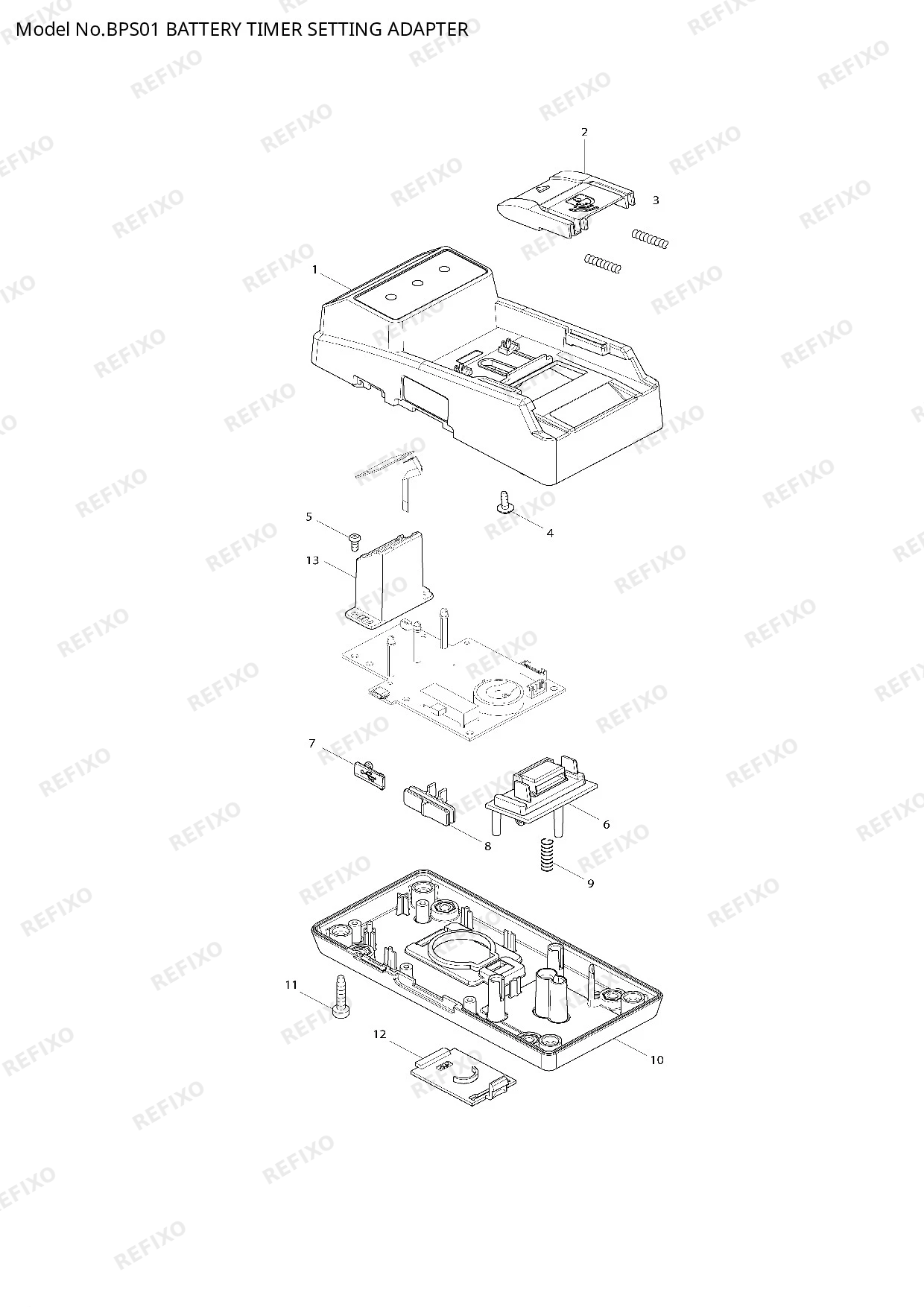 Деталировка MAKITA BPS01 — схема запчастей в разборе