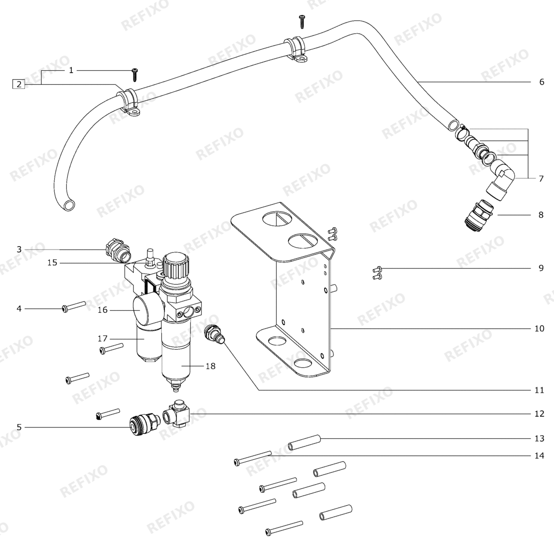 Деталировка Festool VE-CT 2636 - Versorgungseinheit 495886 — схема запчастей в разборе