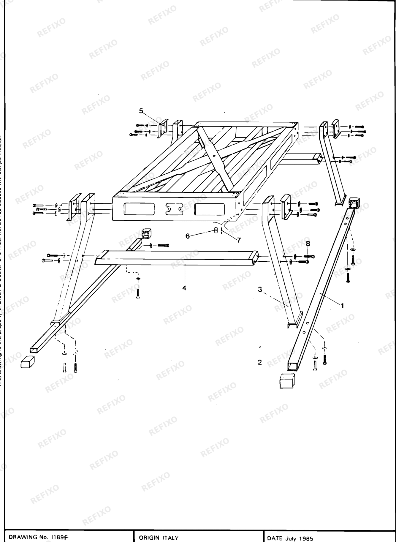Деталировка DeWalt DW8103----G-XJ TYPE 1 RADIALKREISSÄGE DW8103----G-XJ DW8103----G — схема запчастей в разборе