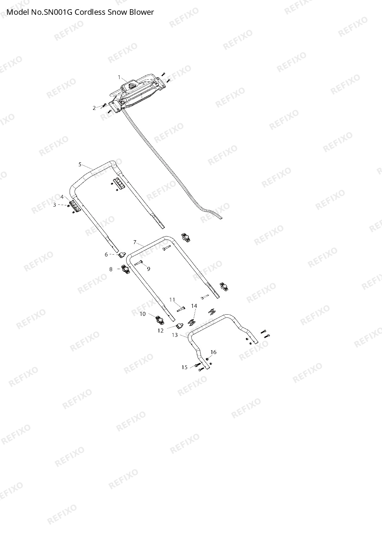 Деталировка MAKITA SN001G — схема запчастей в разборе