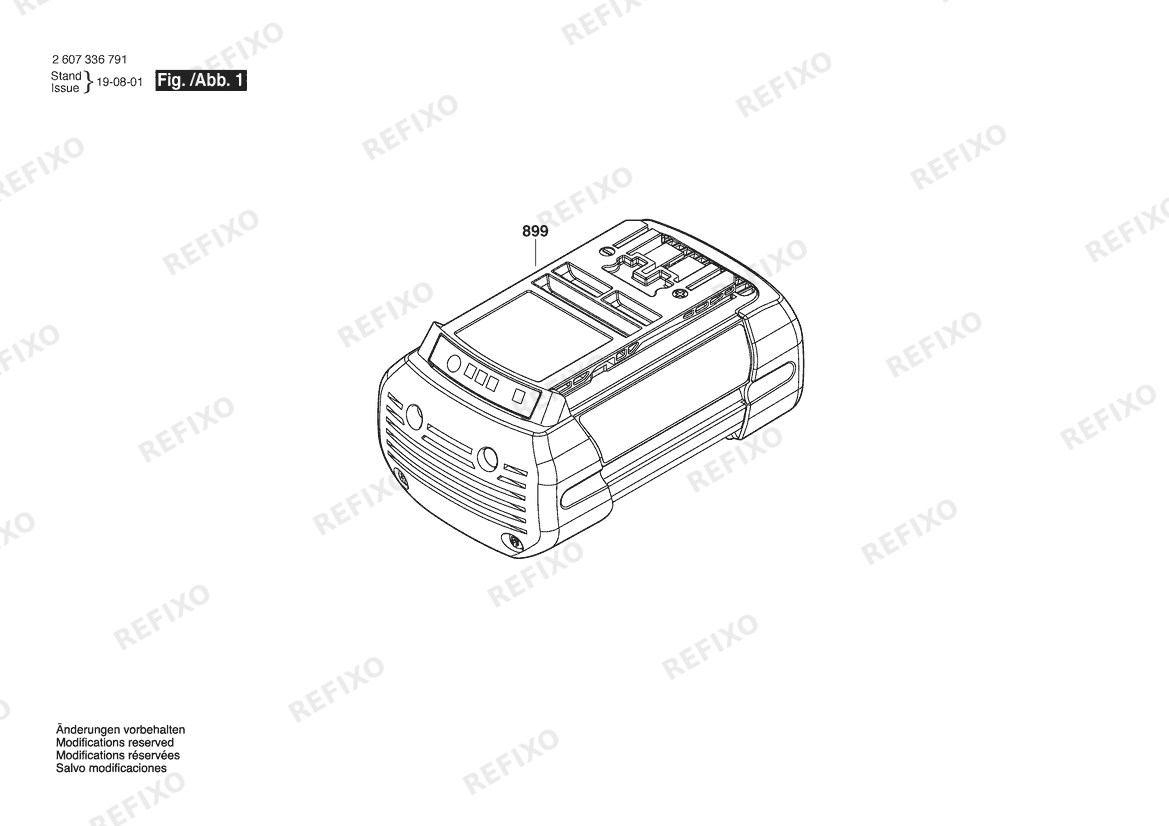Деталировка Bosch Аккумуляторный -Paket GBA 36V 6.0Ah | 36 V (1 607 A35 04R) — схема запчастей в разборе