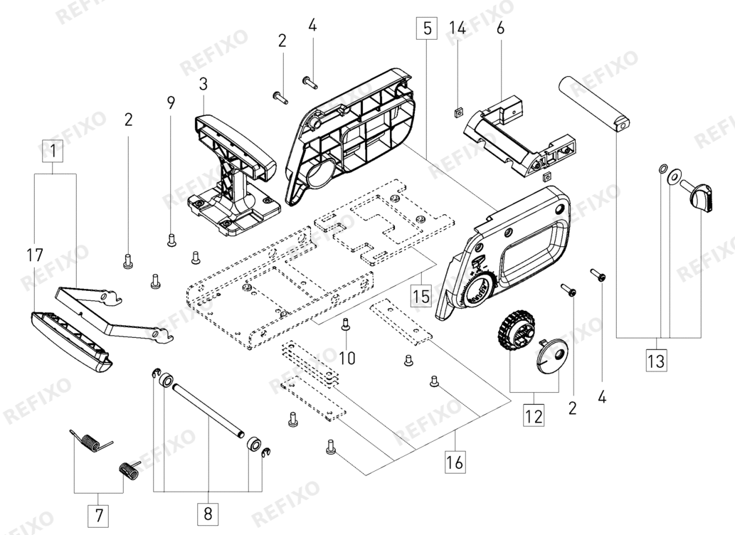 Деталировка Festool Kappgerät KP 652 10008902 — схема запчастей в разборе