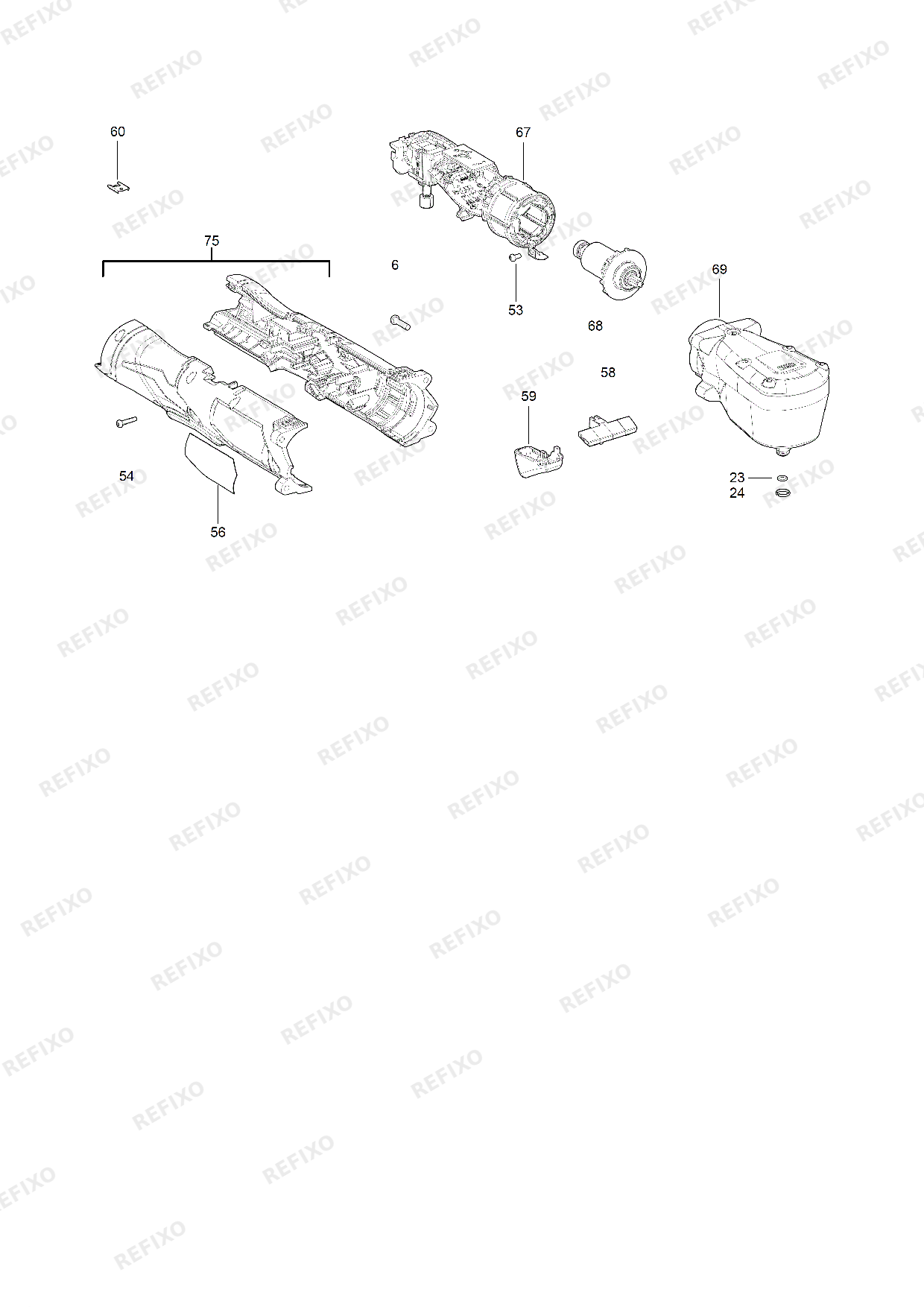 Деталировка MILWAUKEE M12FRAIWF38 0 4933471700 4000477275 — схема запчастей в разборе