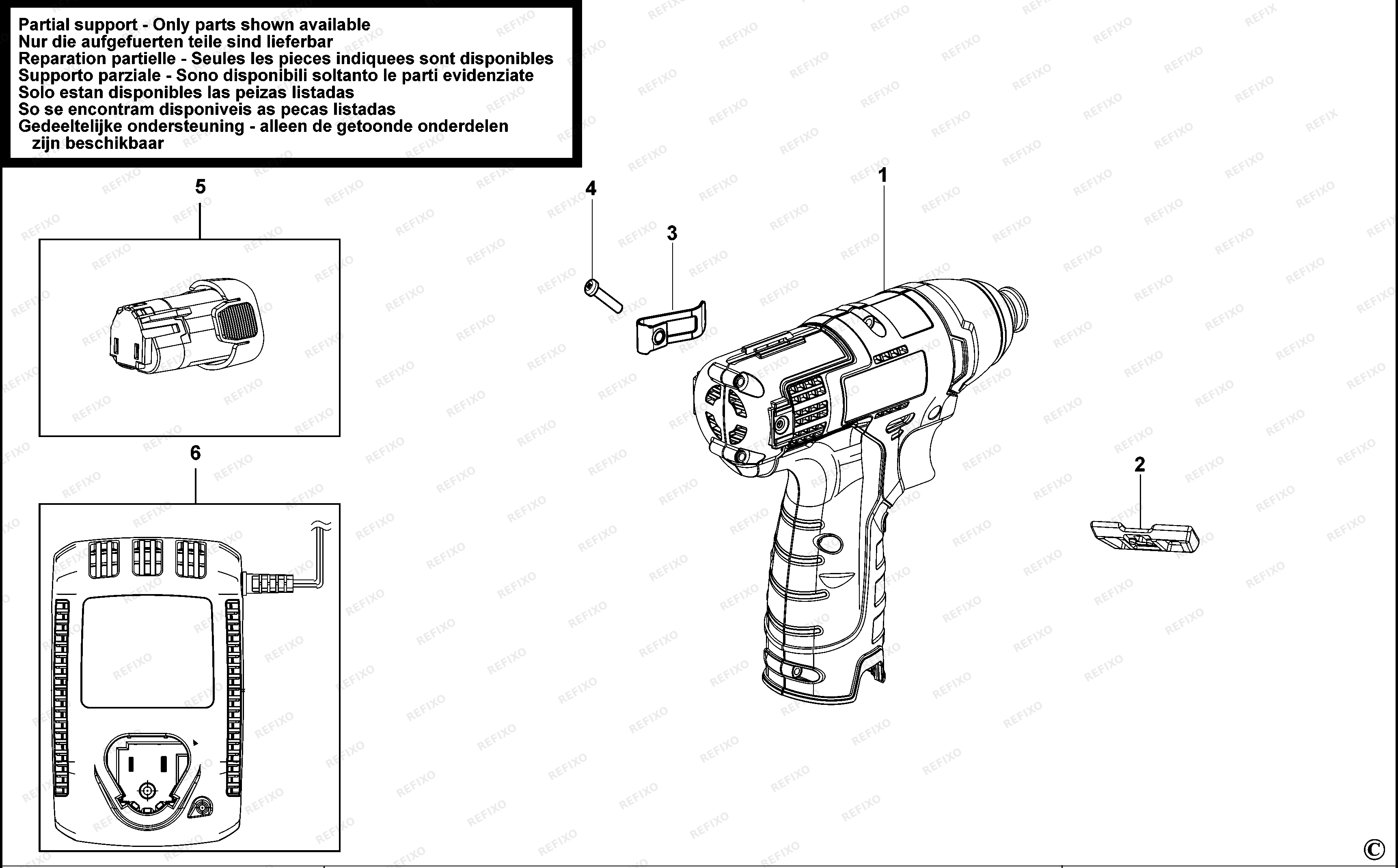 Black&Decker УДАРНЫЙ ГАЙКОВЕРТ HPL10IMKB — схема запчастей