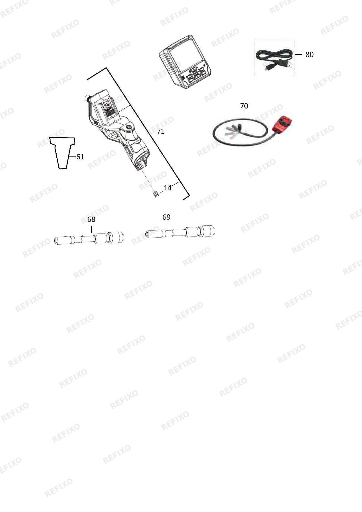 Деталировка MILWAUKEE M12ICAV3 201C 4933451367 4000456838 — схема запчастей в разборе