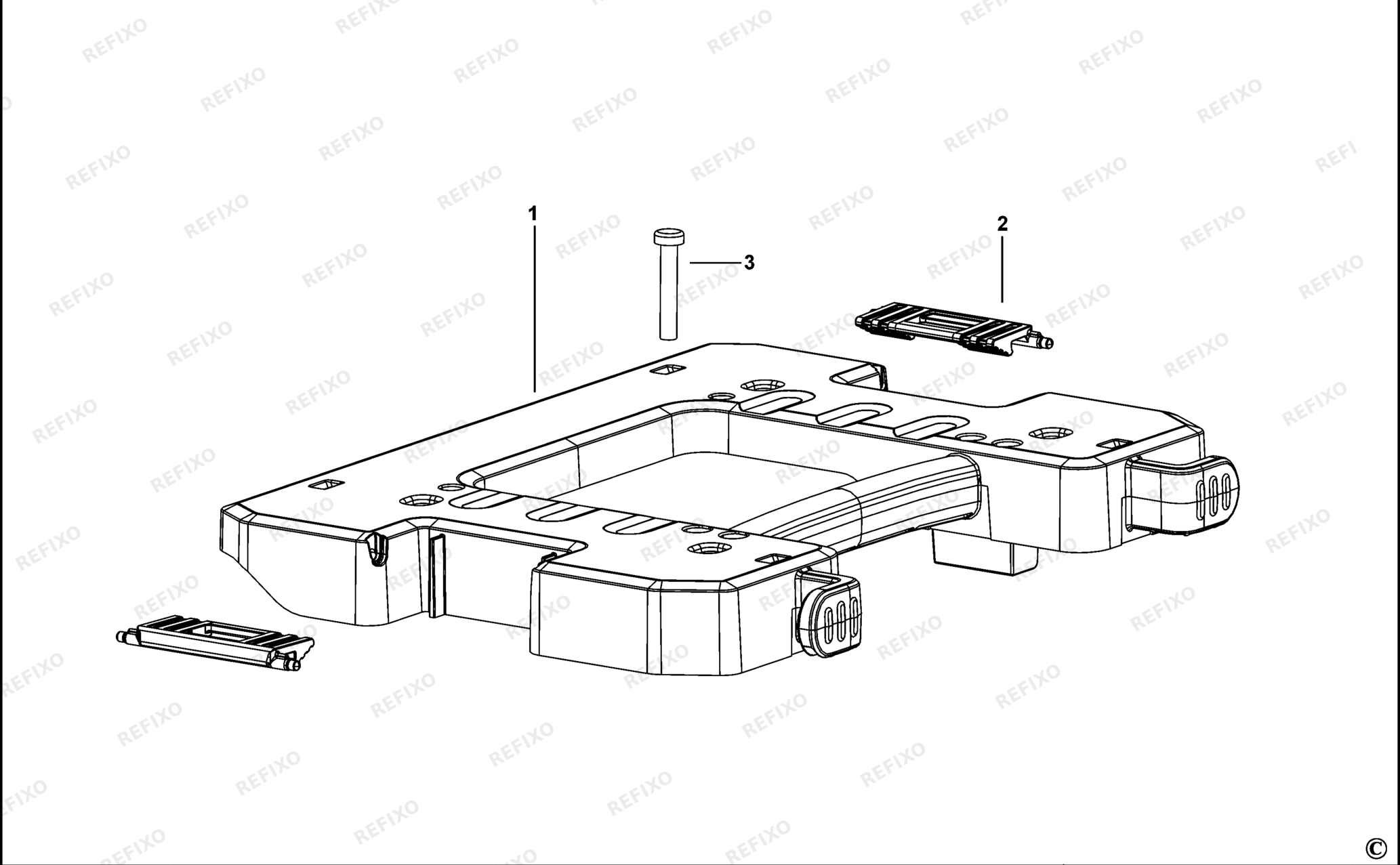 Деталировка DeWalt DWV9500-XJ TYPE 1 GESTELL DWV9500-XJ DWV9500 — схема запчастей в разборе