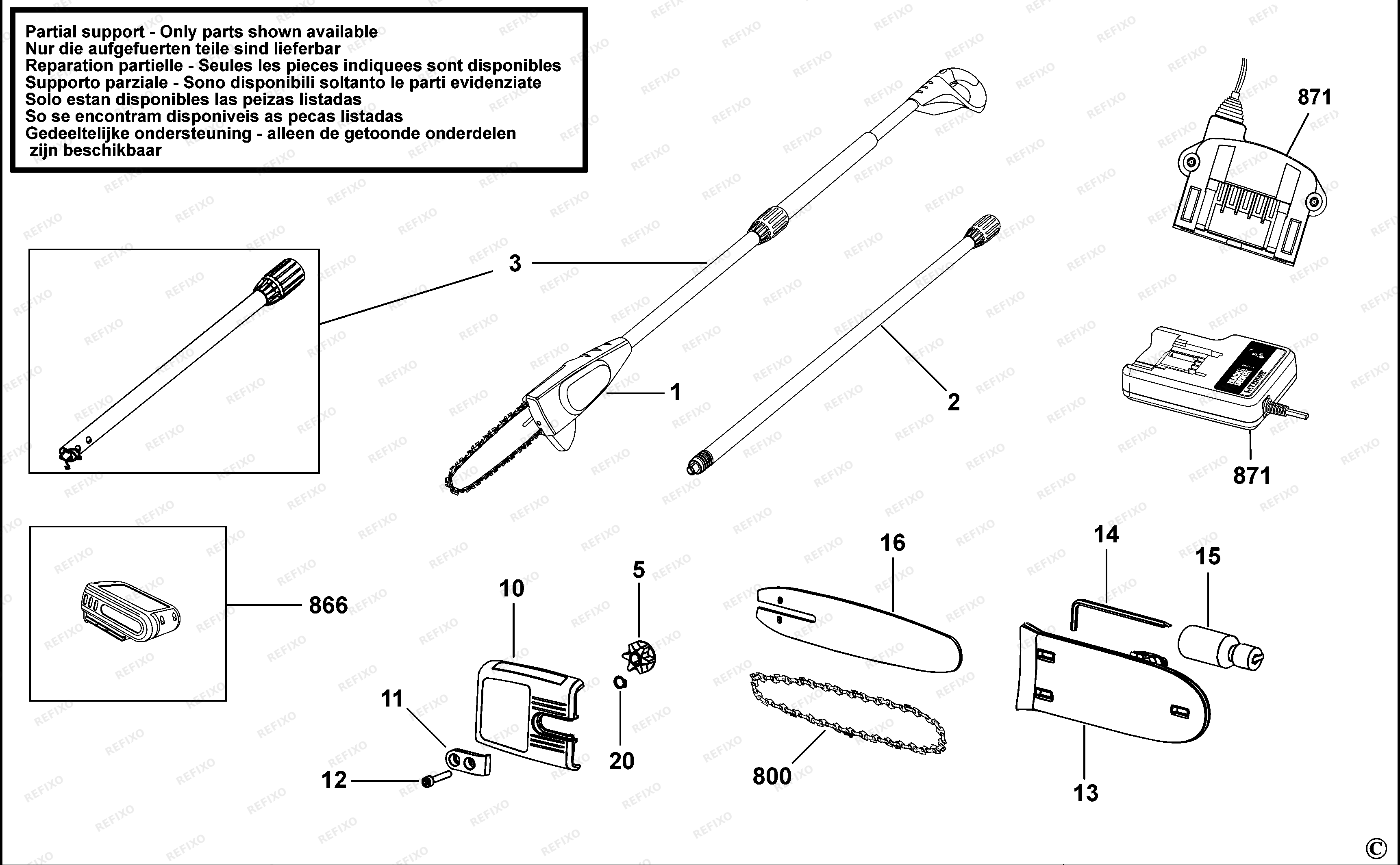 Black&Decker Ð¡Ð£Ð§ÐÐÐ ÐÐ GPC1820L — схема запчастей