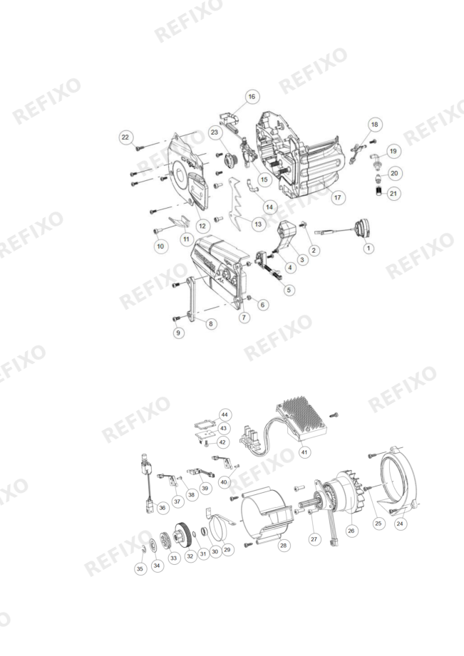 Деталировка Greenworks 2009607-Exploded view — схема запчастей в разборе