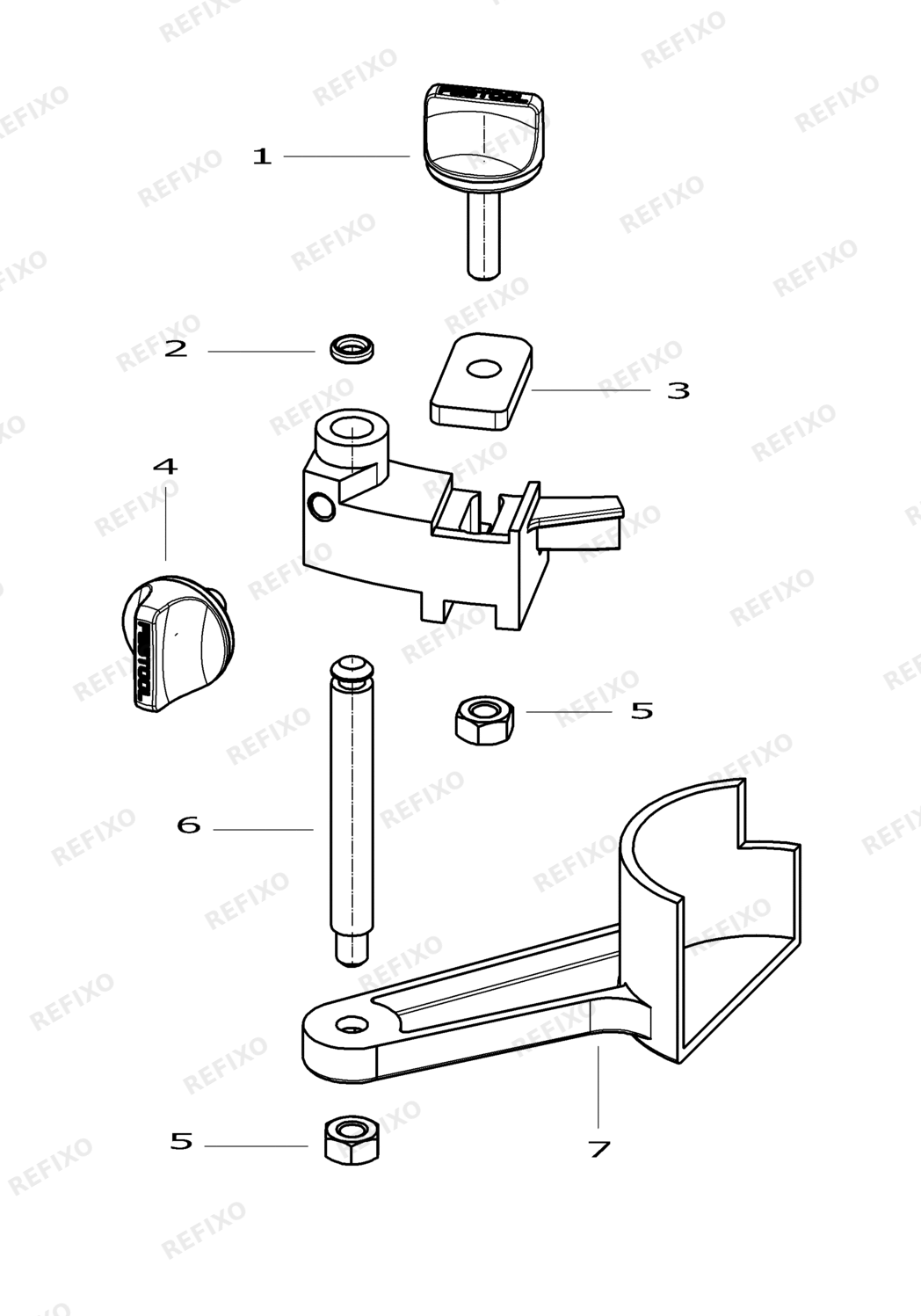 Деталировка Festool SPANFLUGSCHUTZ SF-OF 486242 — схема запчастей в разборе
