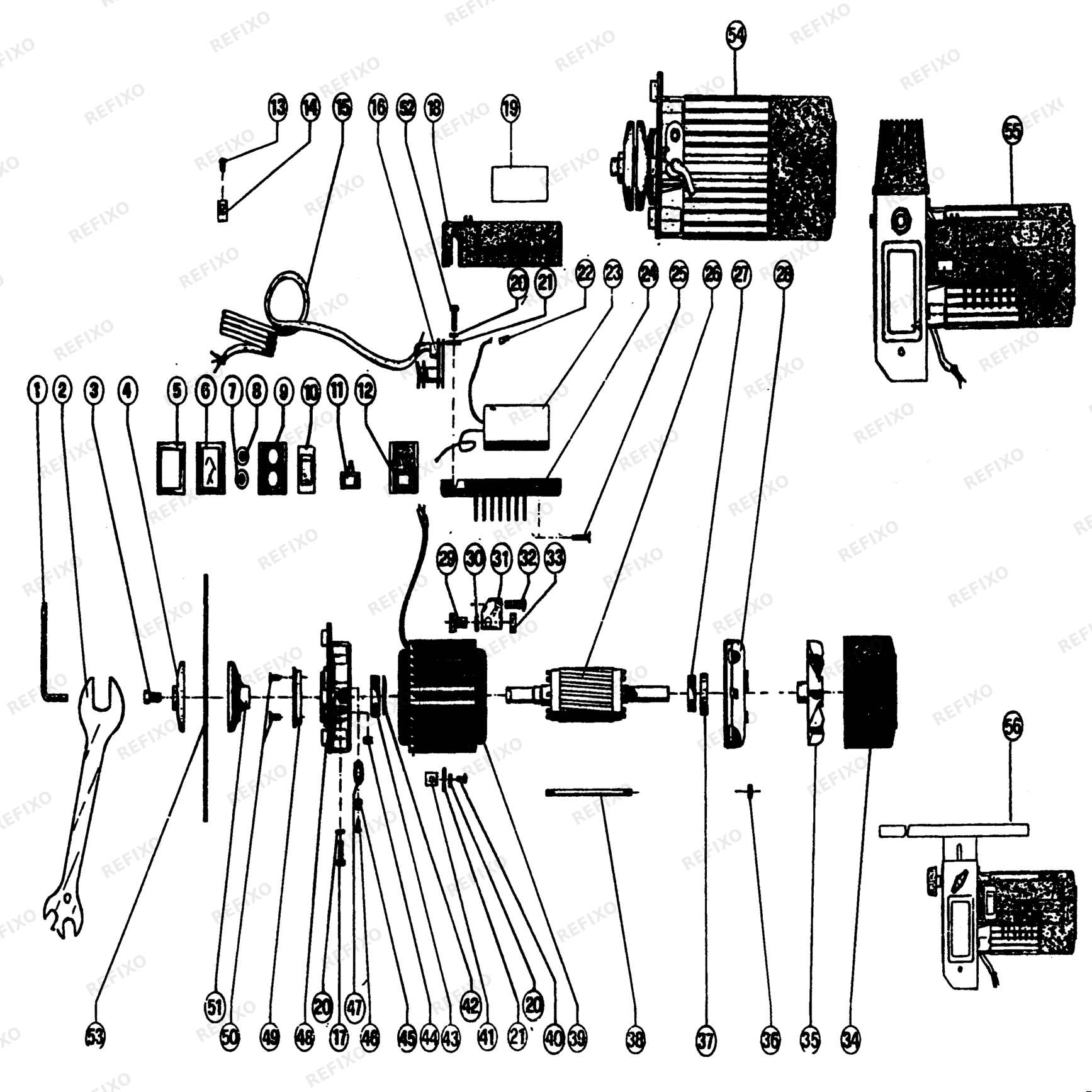 Деталировка DeWalt DW252-----A-XJ TYPE 1 GEHRUNGSSÄGE DW252-----A-XJ DW252-----A — схема запчастей в разборе